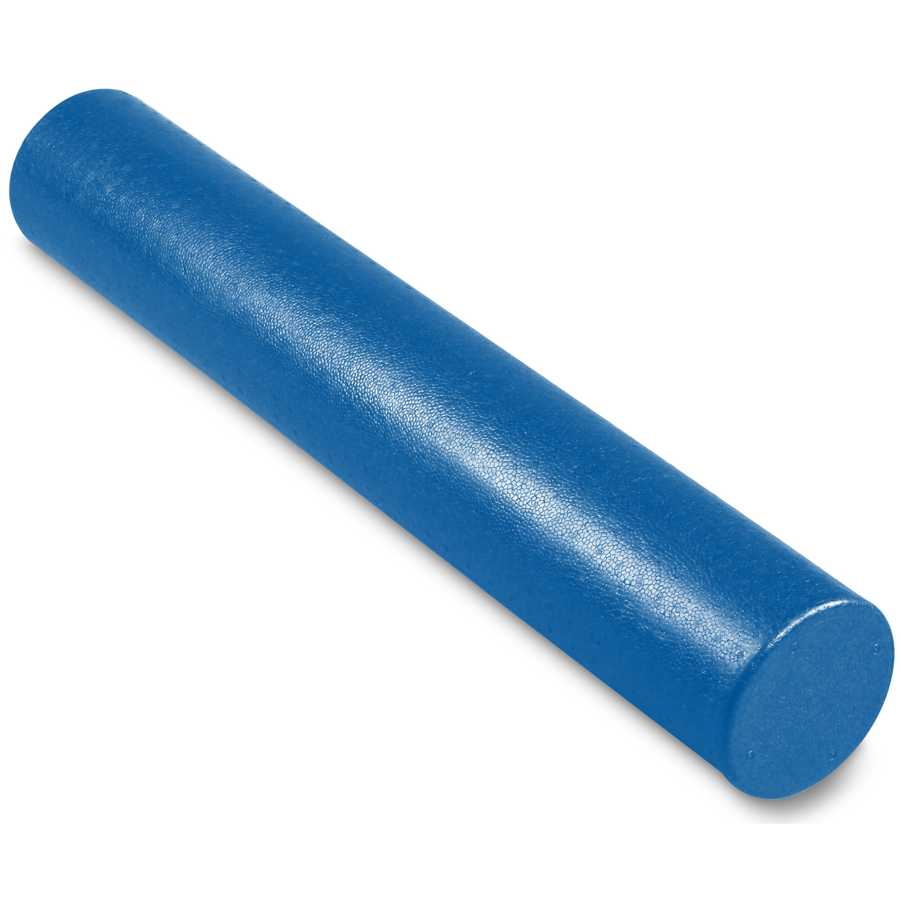 INDIGO Round Foam Roller for Muscle Massage and Yoga 90*15 cm
