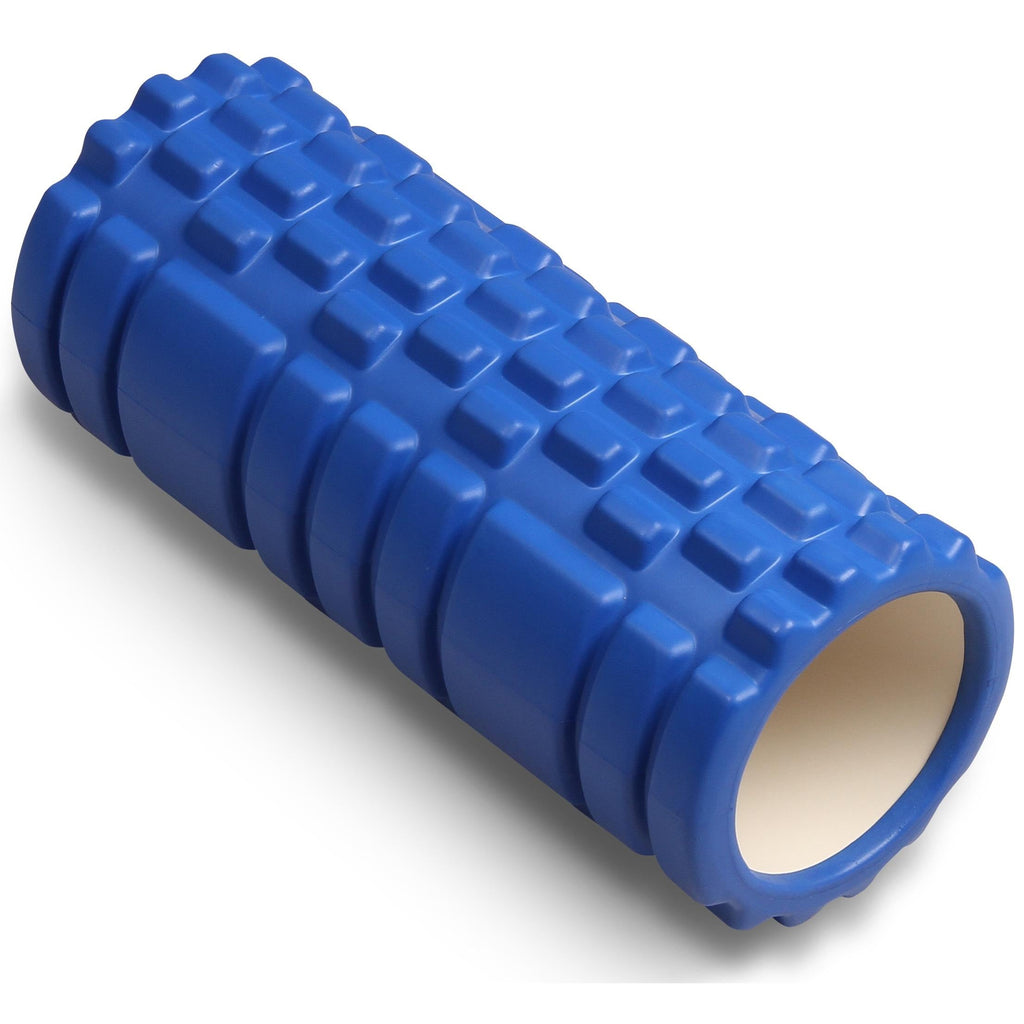 Round Foam Roller for Muscle Massage and Yoga PVC INDIGO 33*14 cm