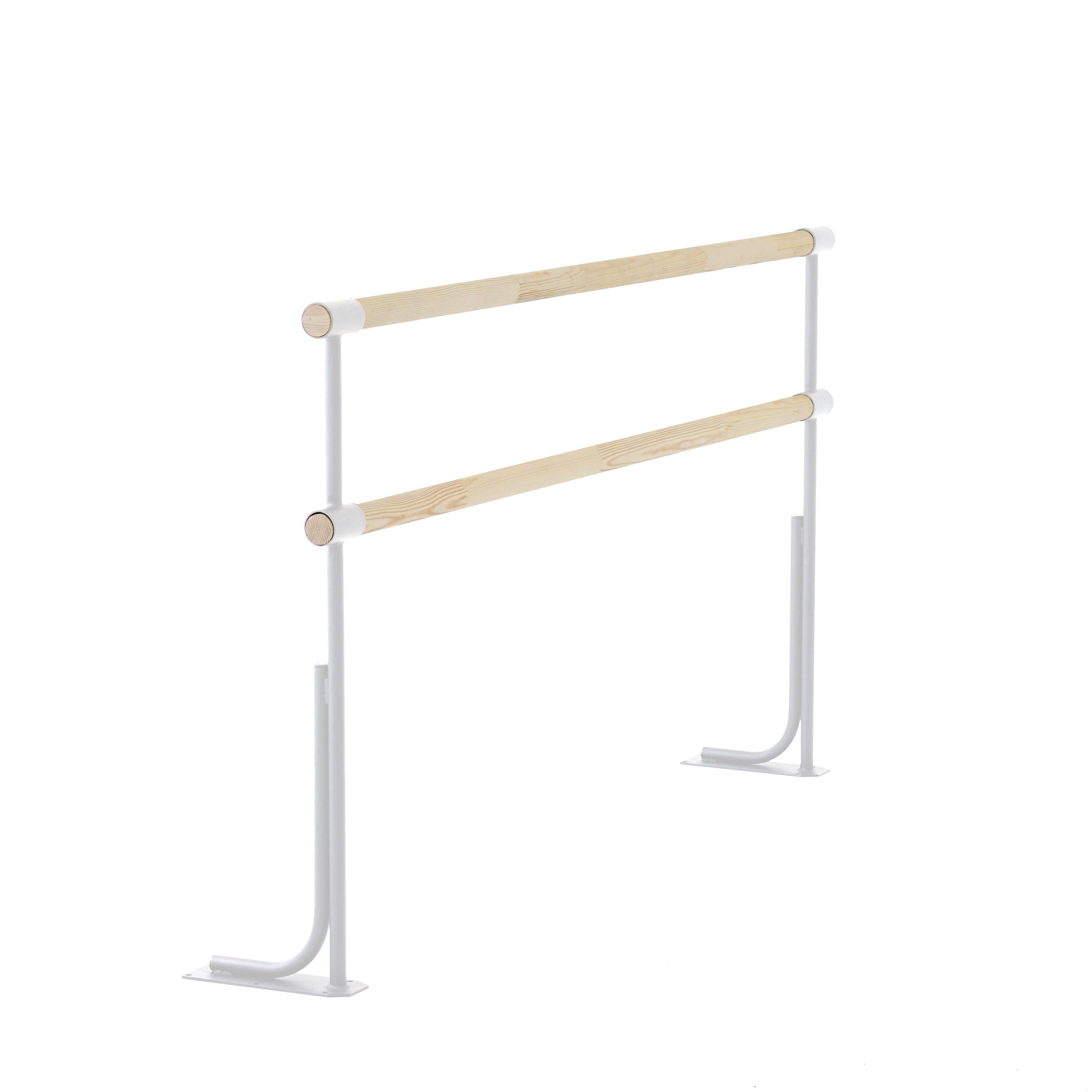 BATMAN SPEKTR Double Floor Ballet Barre 200*110*30 cm White