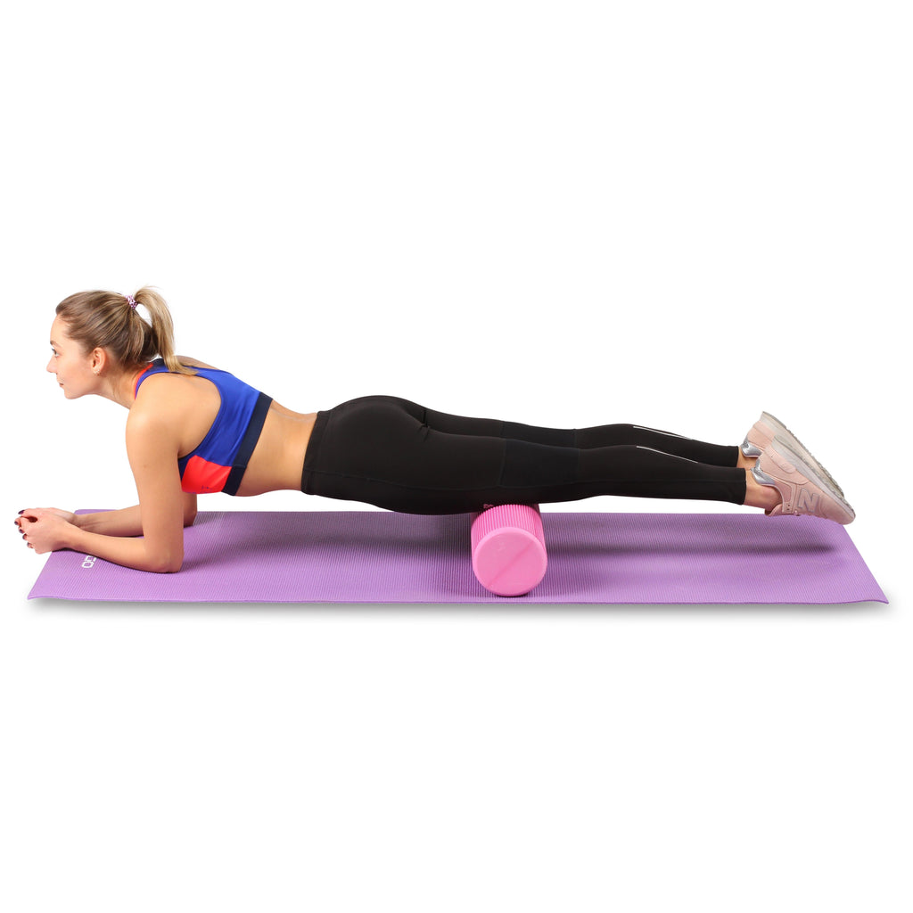 INDIGO 60*15 cm Round Foam Roller for Muscle Massage and Yoga