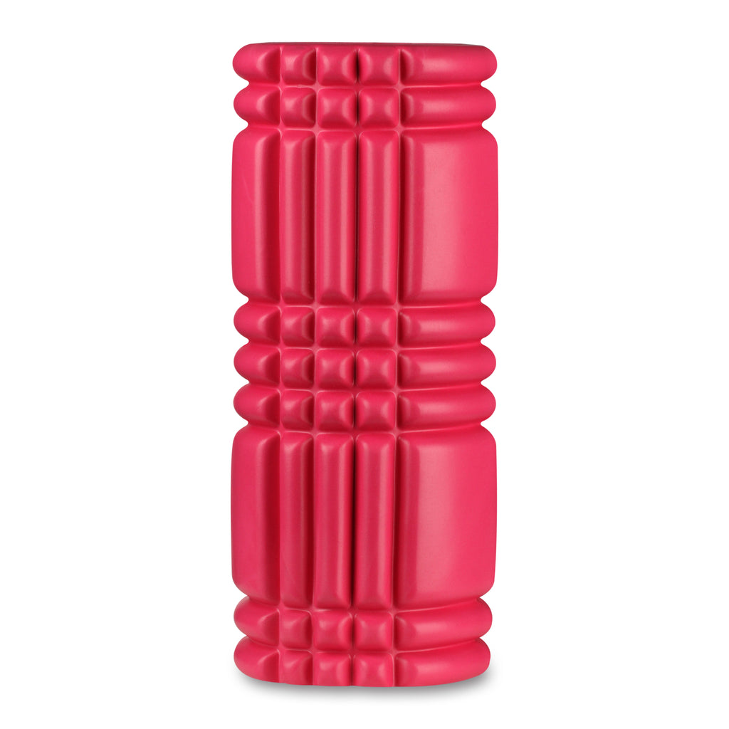 Round Foam Roller for Muscle Massage and Yoga PVC INDIGO 33*14 cm