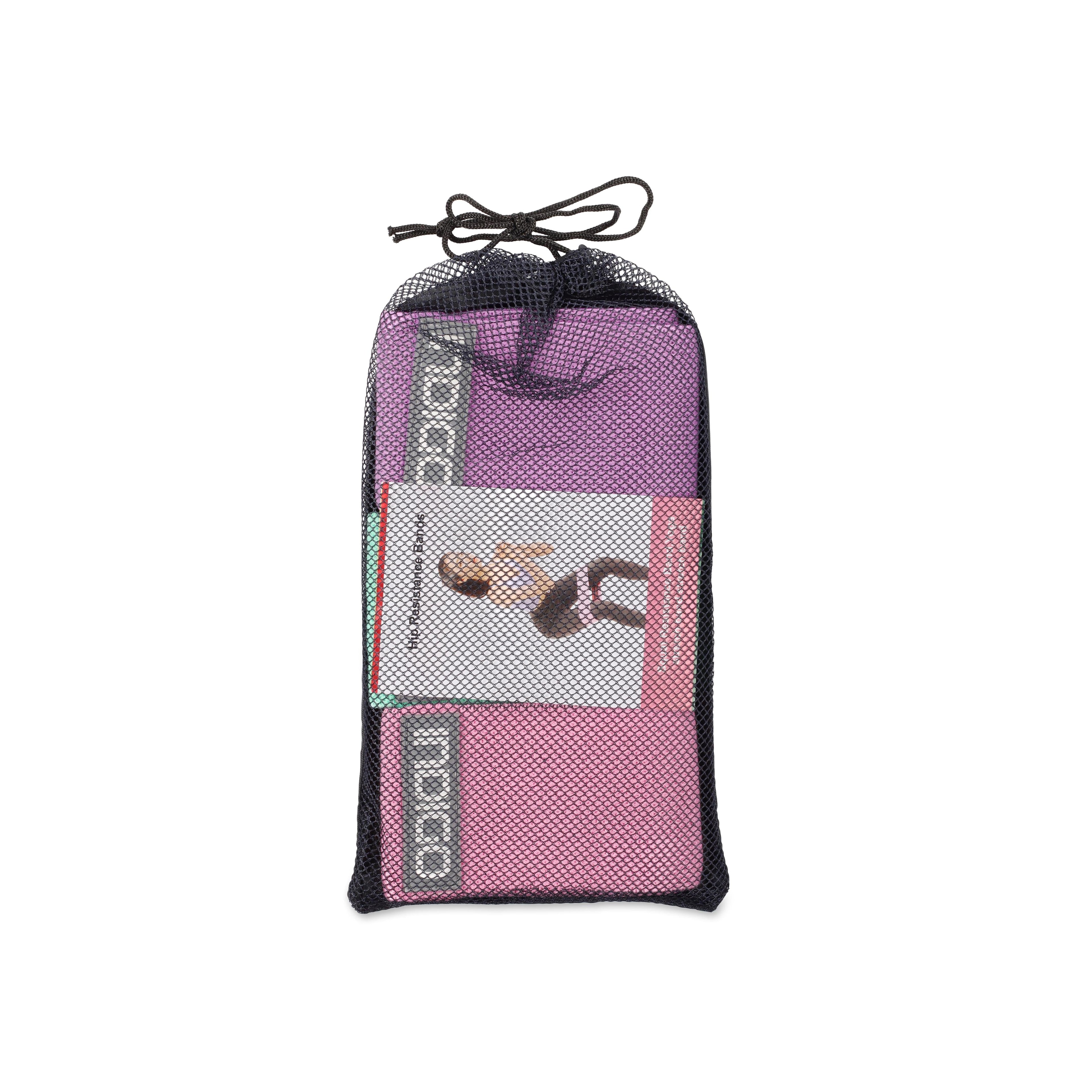 INDIGO Fabric Elastic Bands with 3 Resistance Levels 