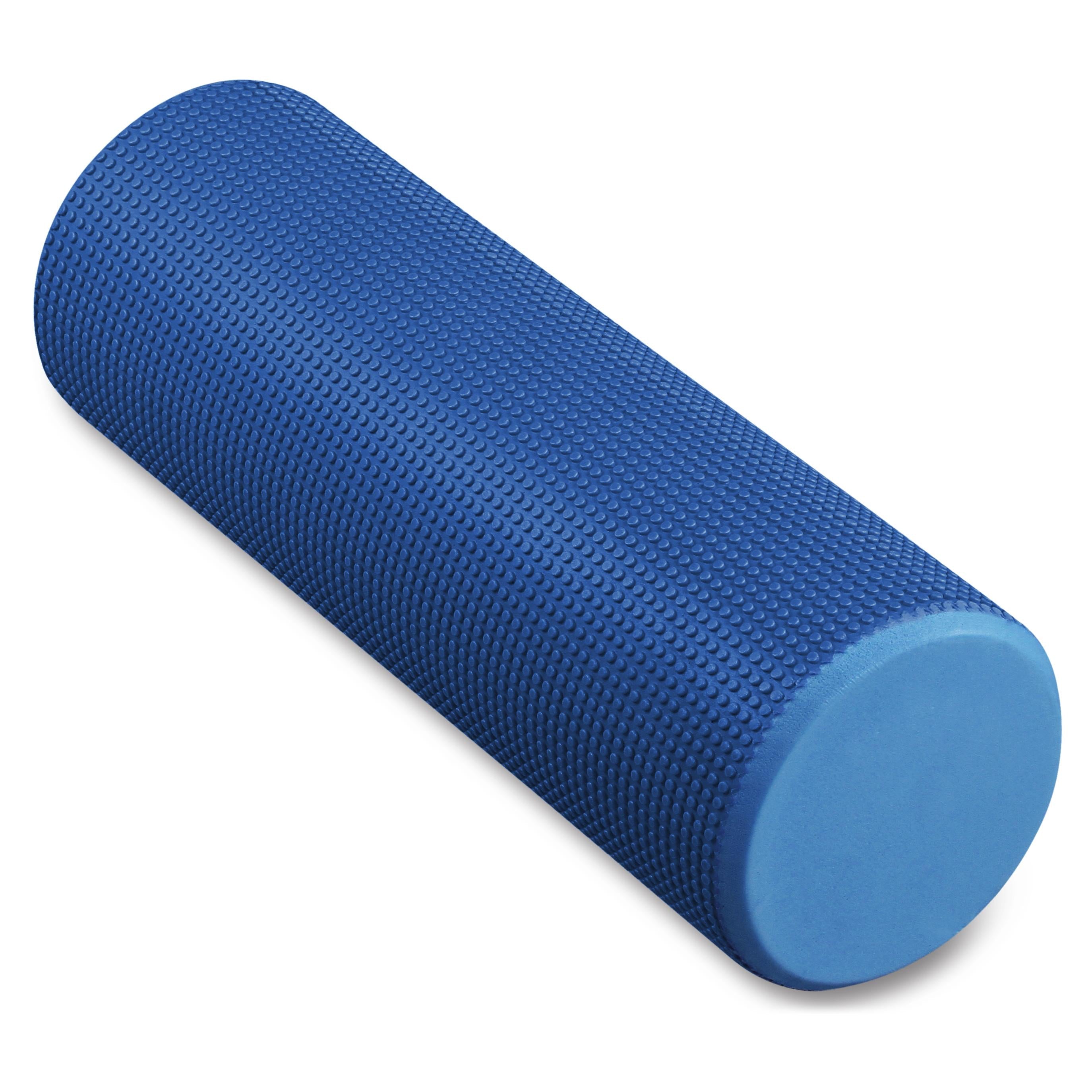 INDIGO Round Foam Roller for Muscle Massage and Yoga 45*15 cm