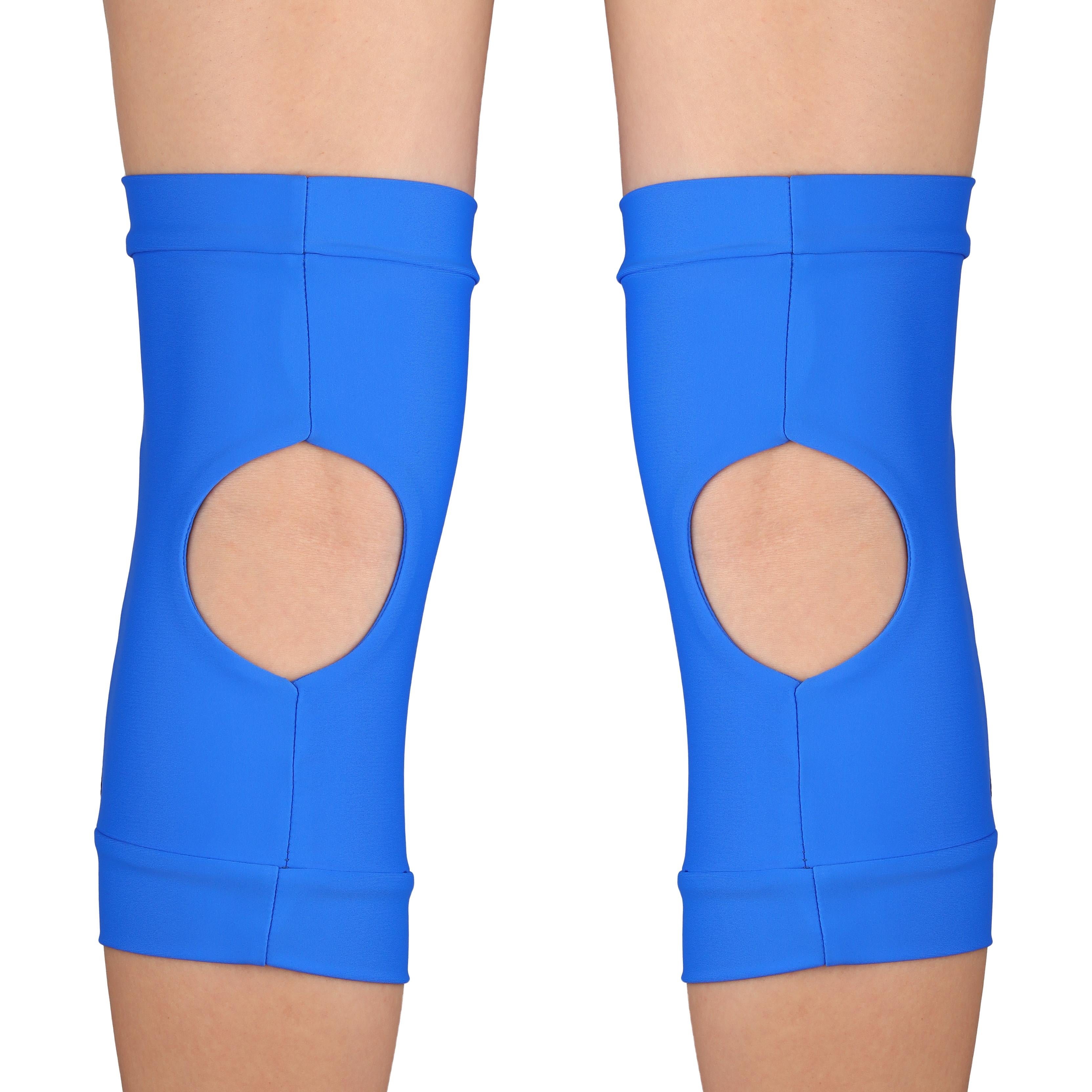Long and Reinforced Gymnastics and Dance Knee Pads SANDRA INDIGO