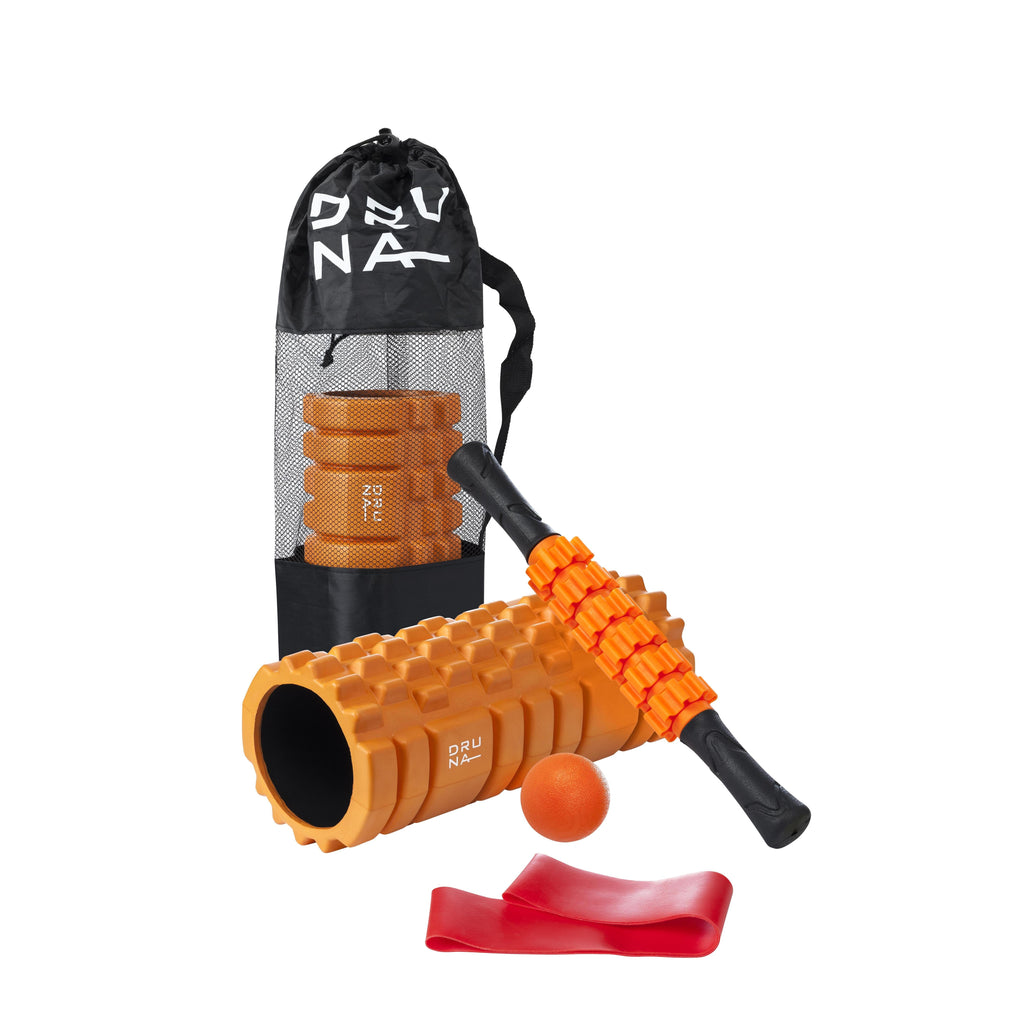 4-in-1 Muscle Massage Roller Foam Roller with Stick and Massage Balls for Relaxation and Deep Tissue