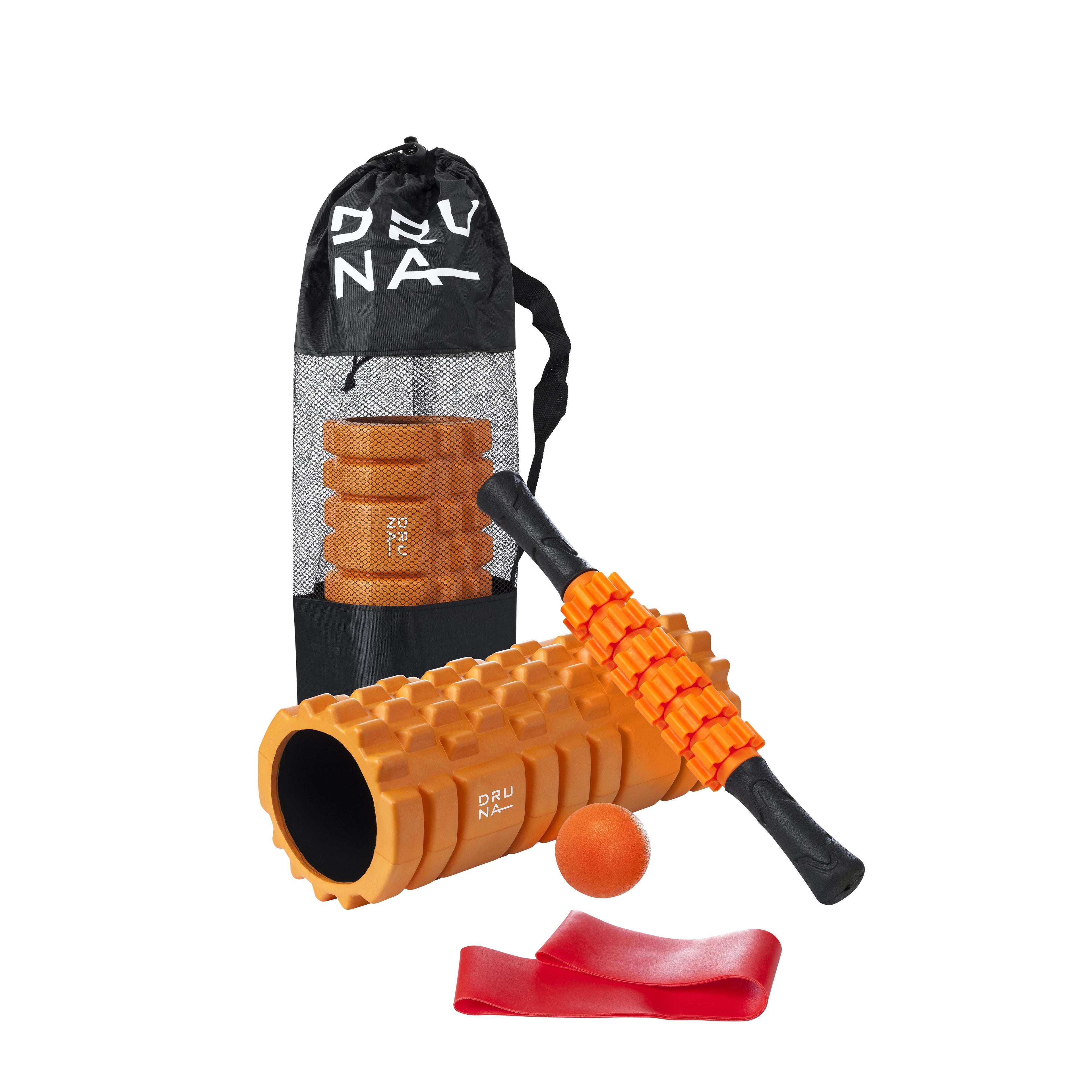 4-in-1 Muscle Massage Roller Foam Roller with Stick and Massage Balls for Relaxation and Deep Tissue