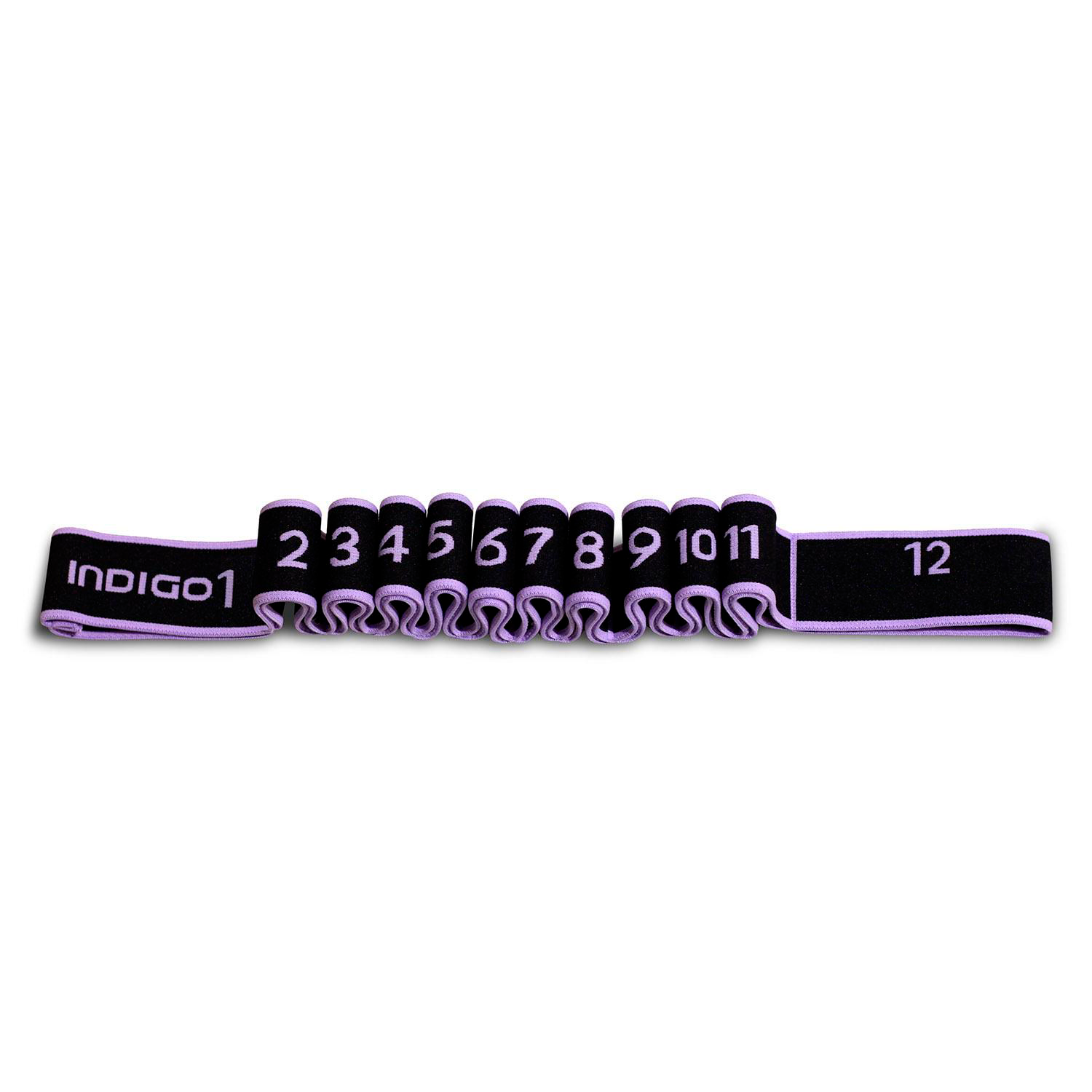 Elastic Band Closed Tape 12 Handles INDIGO MEDIUM 127*4 cm 