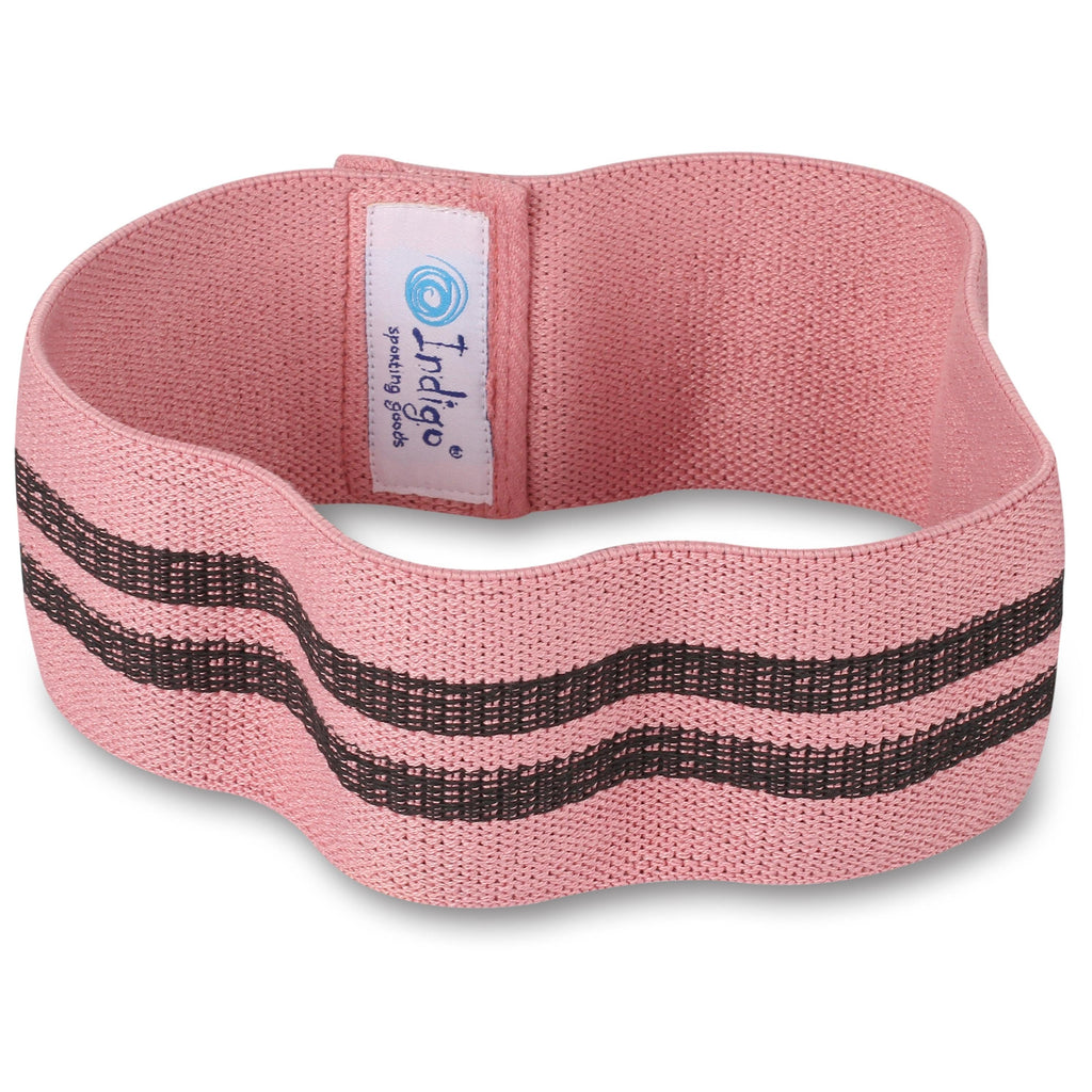 INDIGO Fabric Elastic Bands with 3 Resistance Levels 