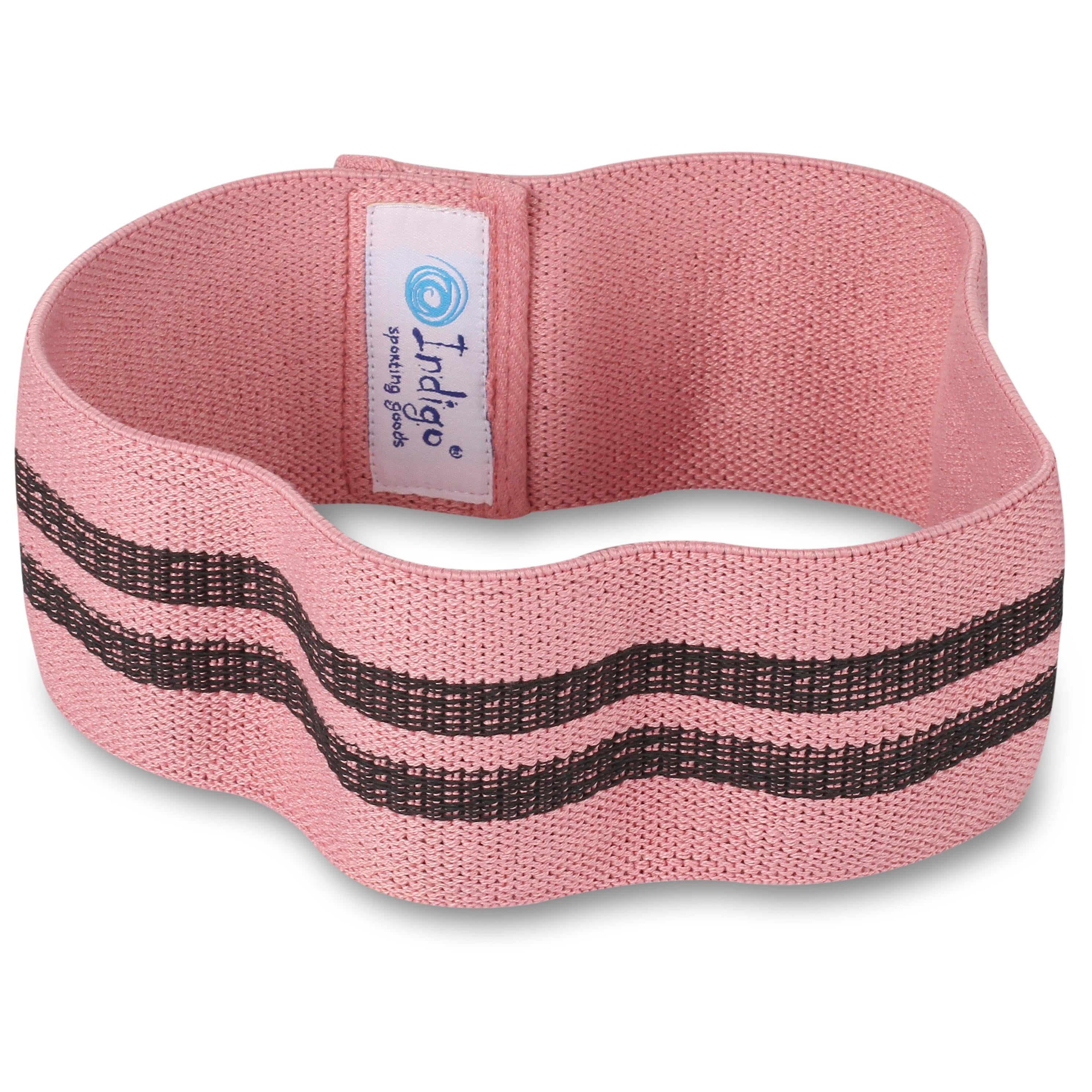 INDIGO Fabric Elastic Bands with 3 Resistance Levels 