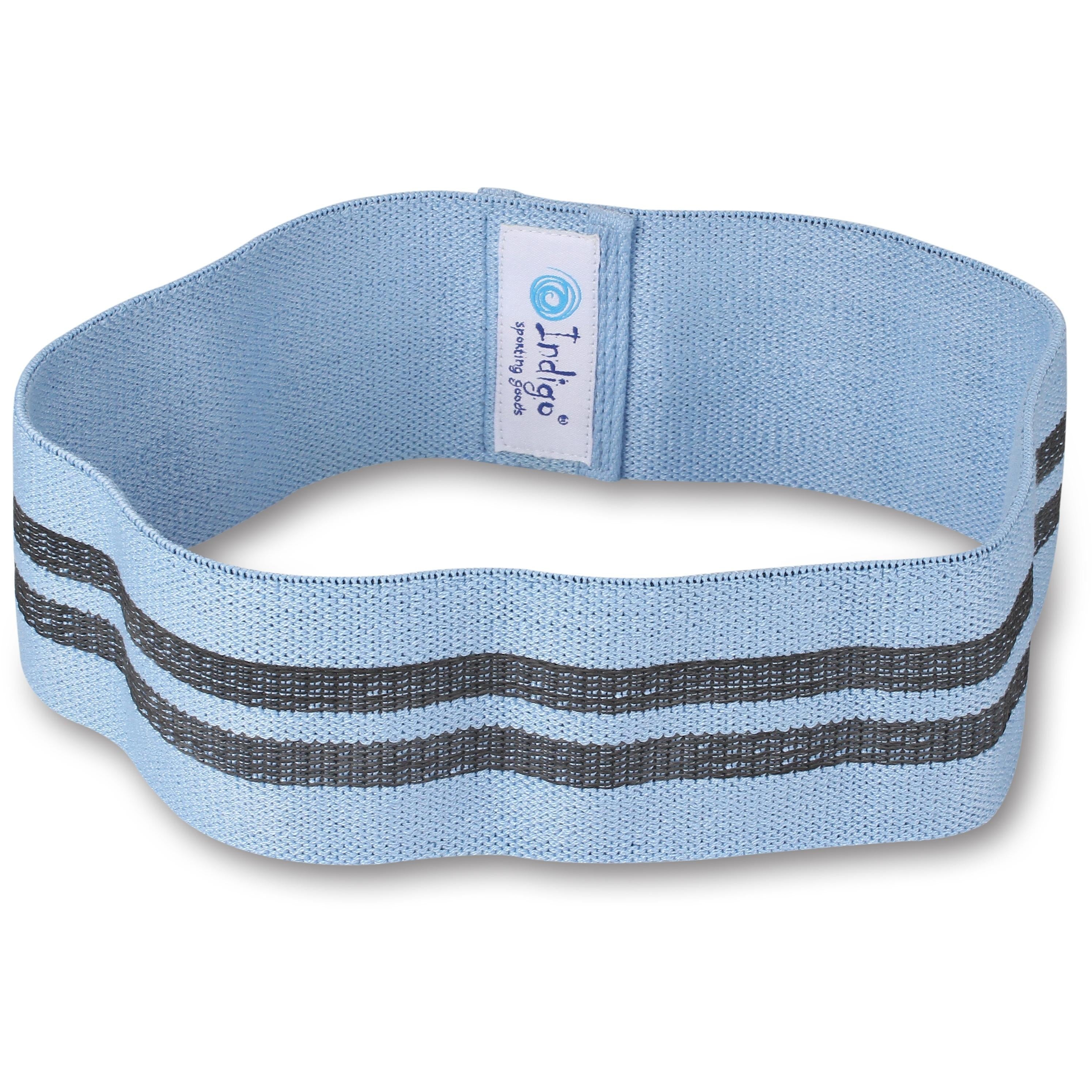 INDIGO Fabric Elastic Bands with 3 Resistance Levels 
