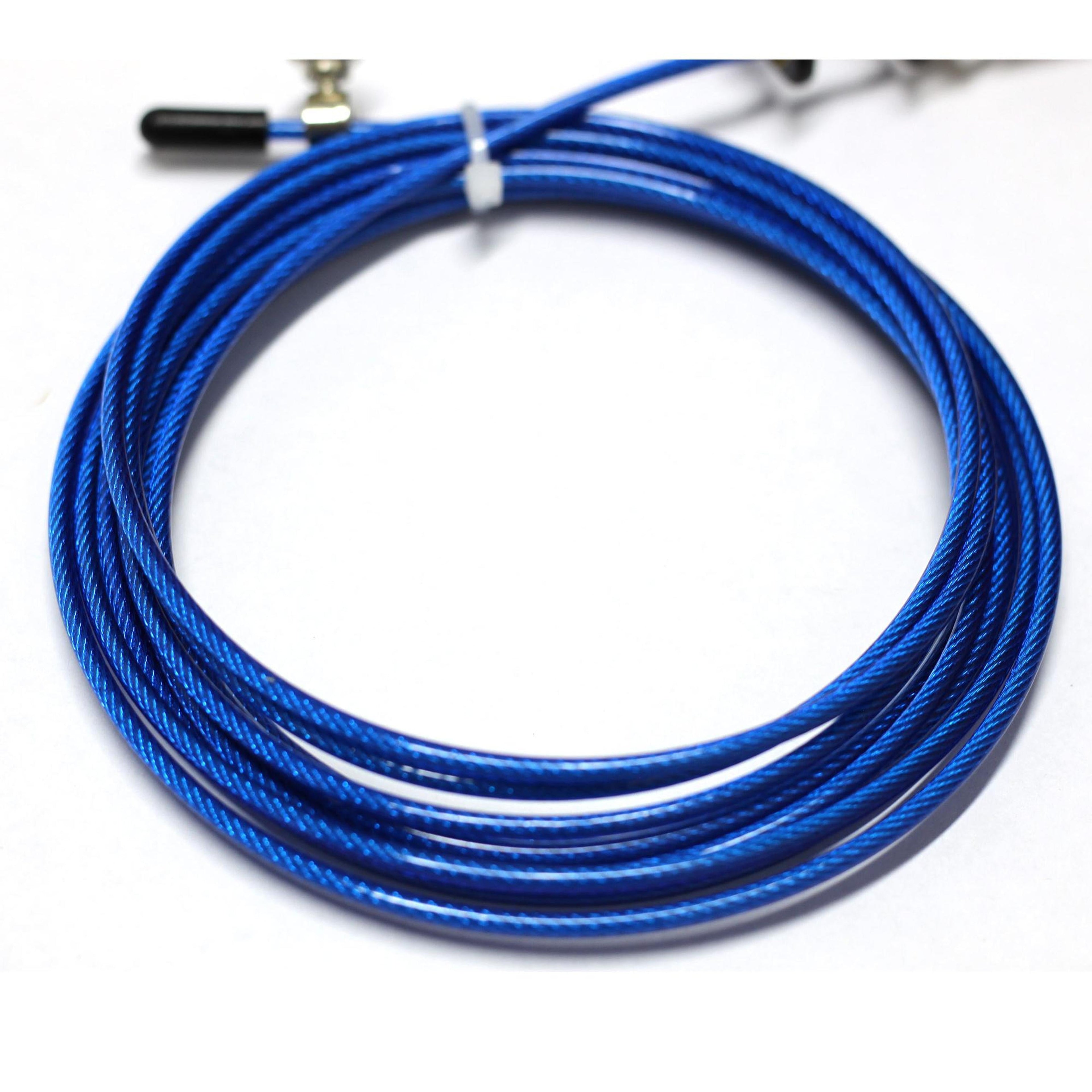 High Speed ​​Crossfit Jump Rope INDIGO Braided Steel 2.7 m