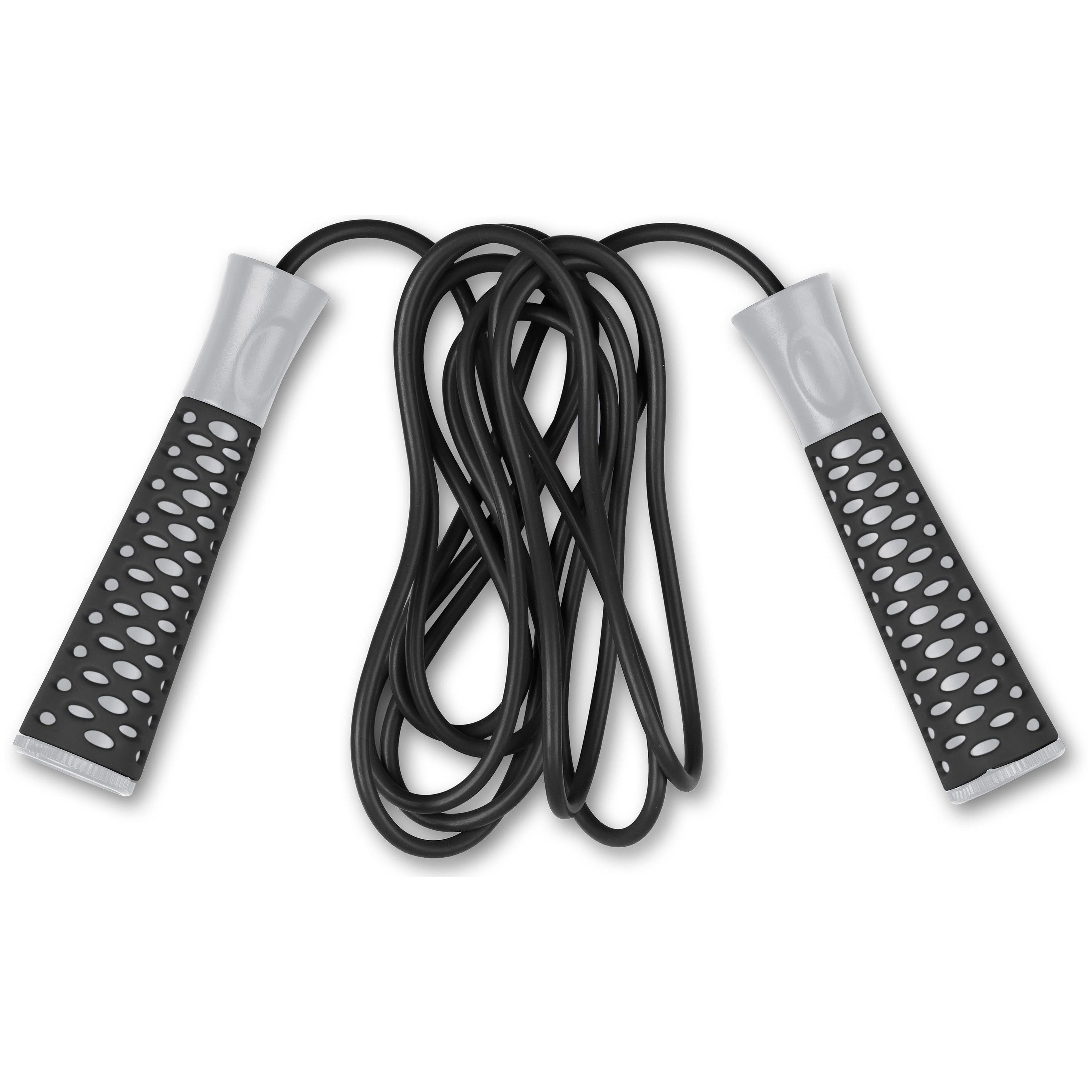 PVC Jump Rope with Plastic Handles, Adjustable Length Cord, INDIGO 2.75 m
