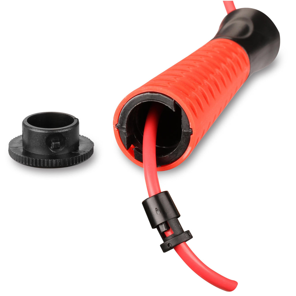 PVC Jump Rope with Plastic Handles, Adjustable Length Cord, INDIGO 2.75 m