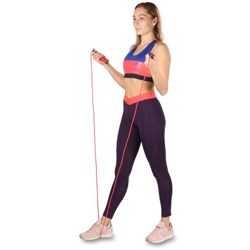 PVC Jump Rope with Plastic Handles, Adjustable Length Cord, INDIGO 2.75 m