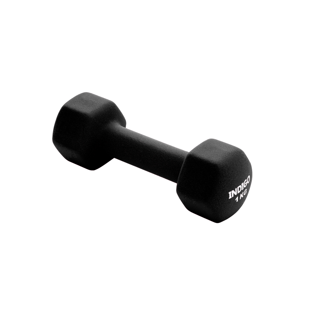 INDIGO Neoprene Hexagonal Dumbbells