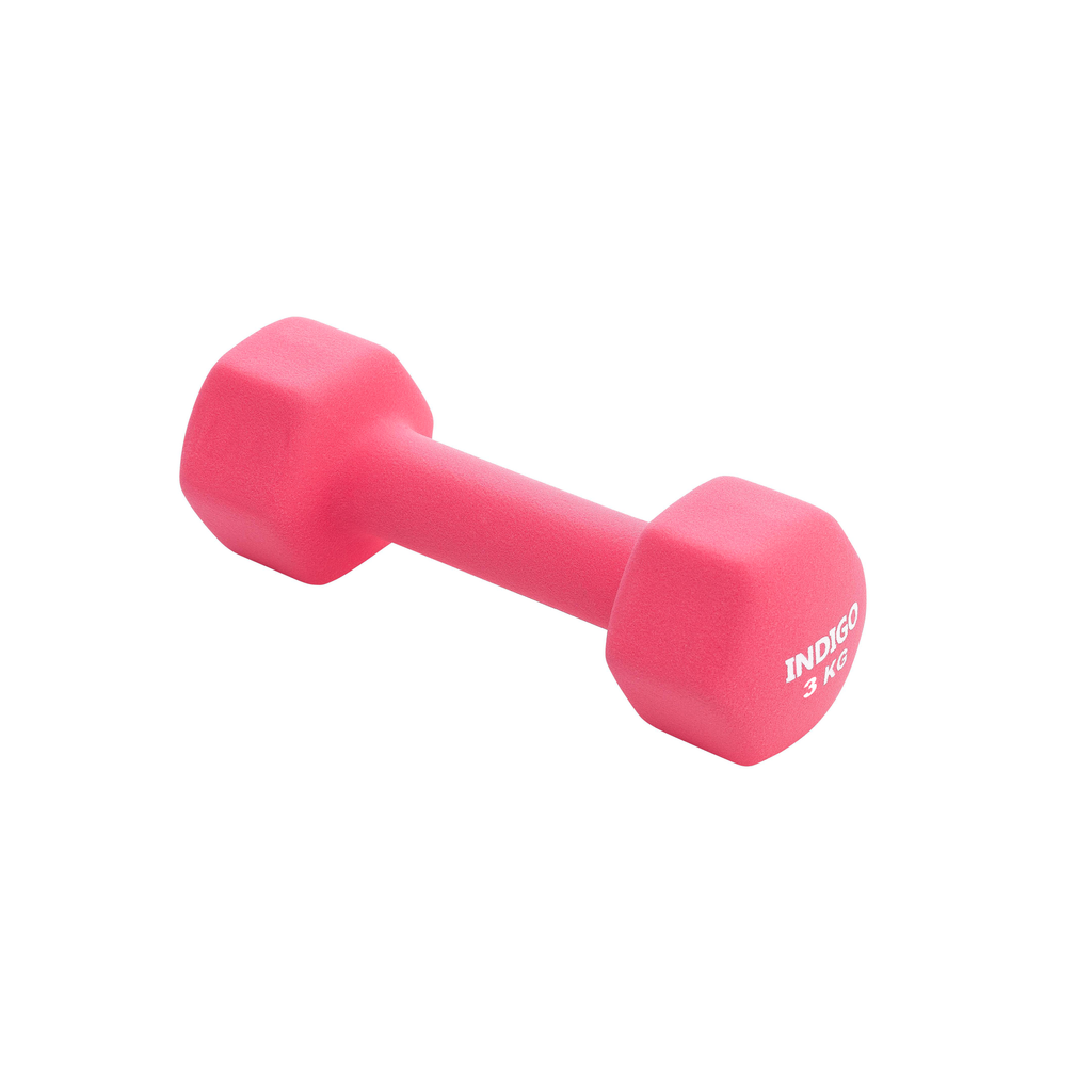 INDIGO Neoprene Hexagonal Dumbbells