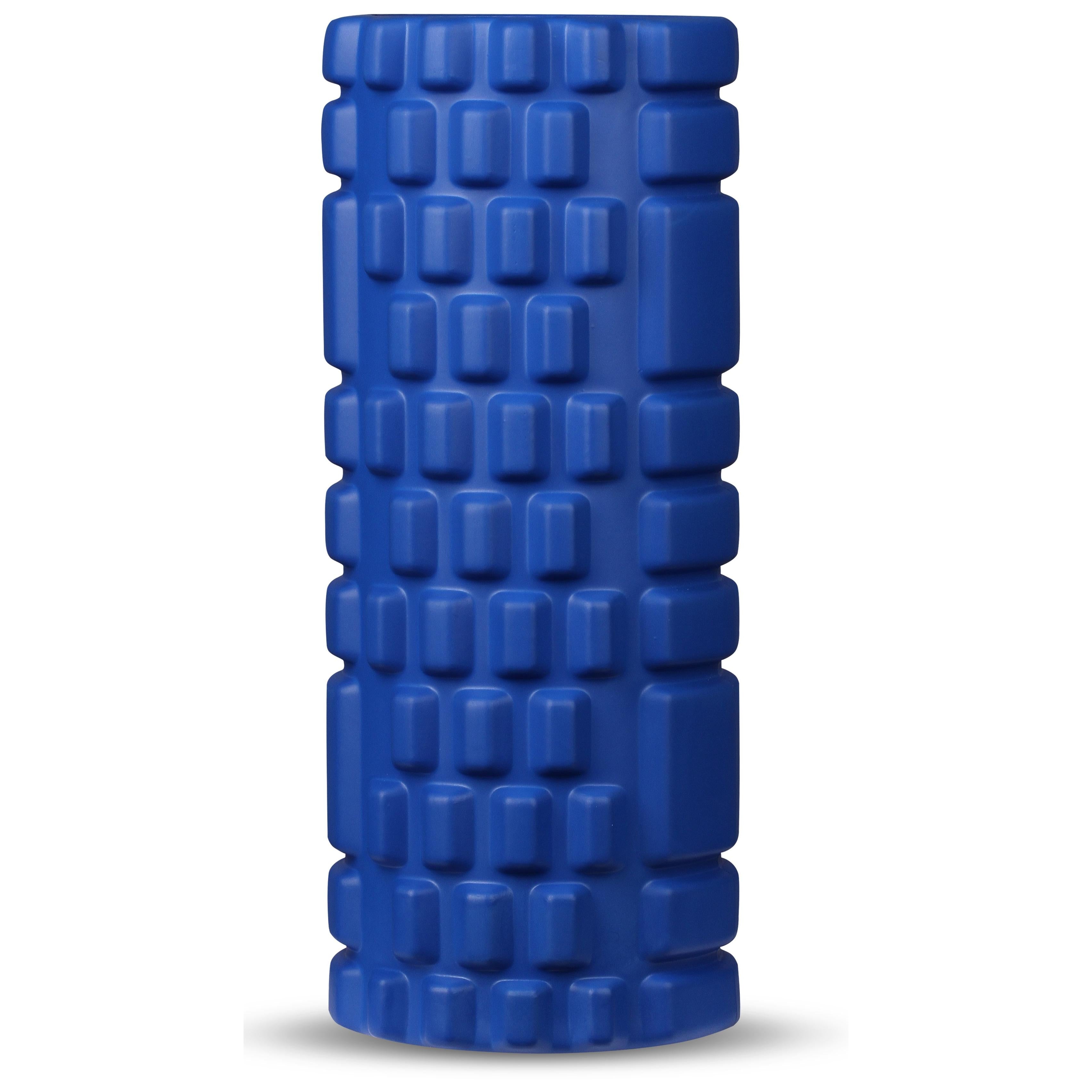 Round Foam Roller for Muscle Massage and Yoga PVC INDIGO 33*14 cm