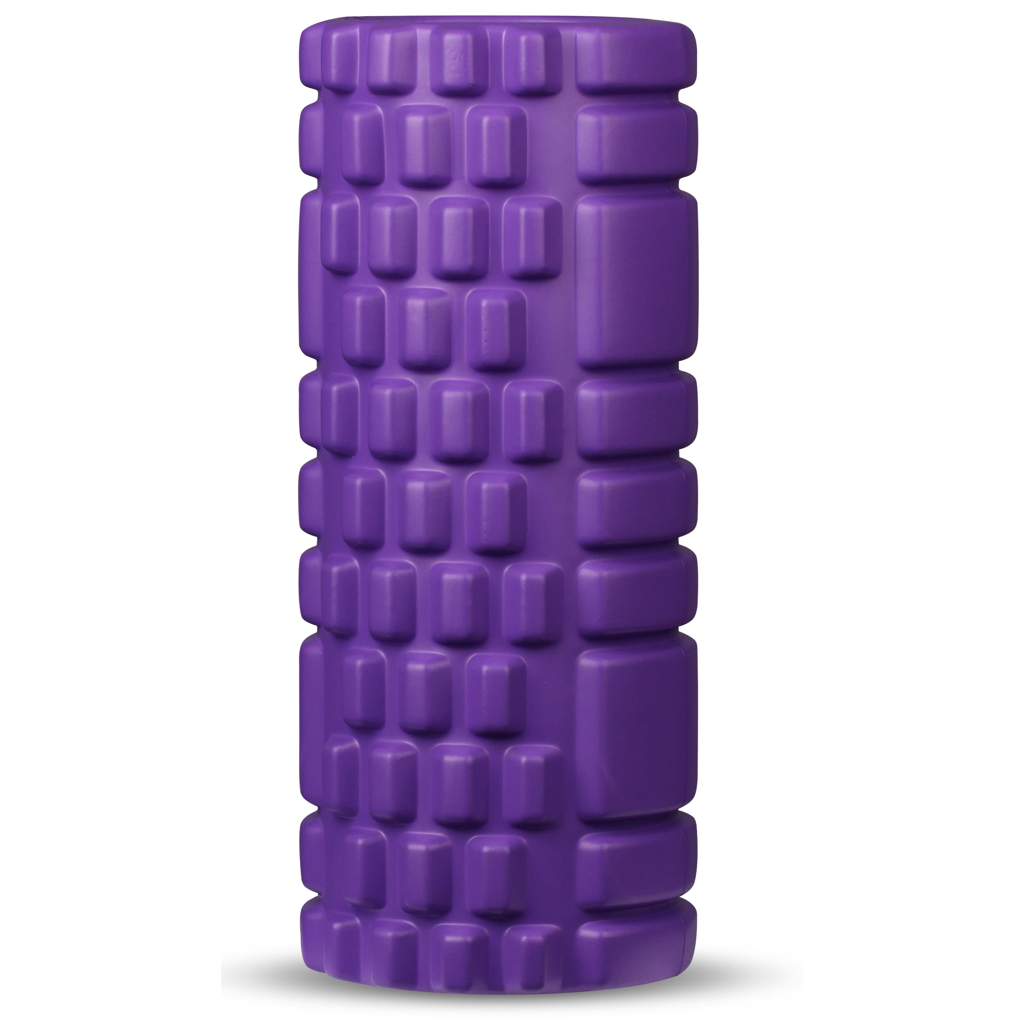 Round Foam Roller for Muscle Massage and Yoga PVC INDIGO 33*14 cm