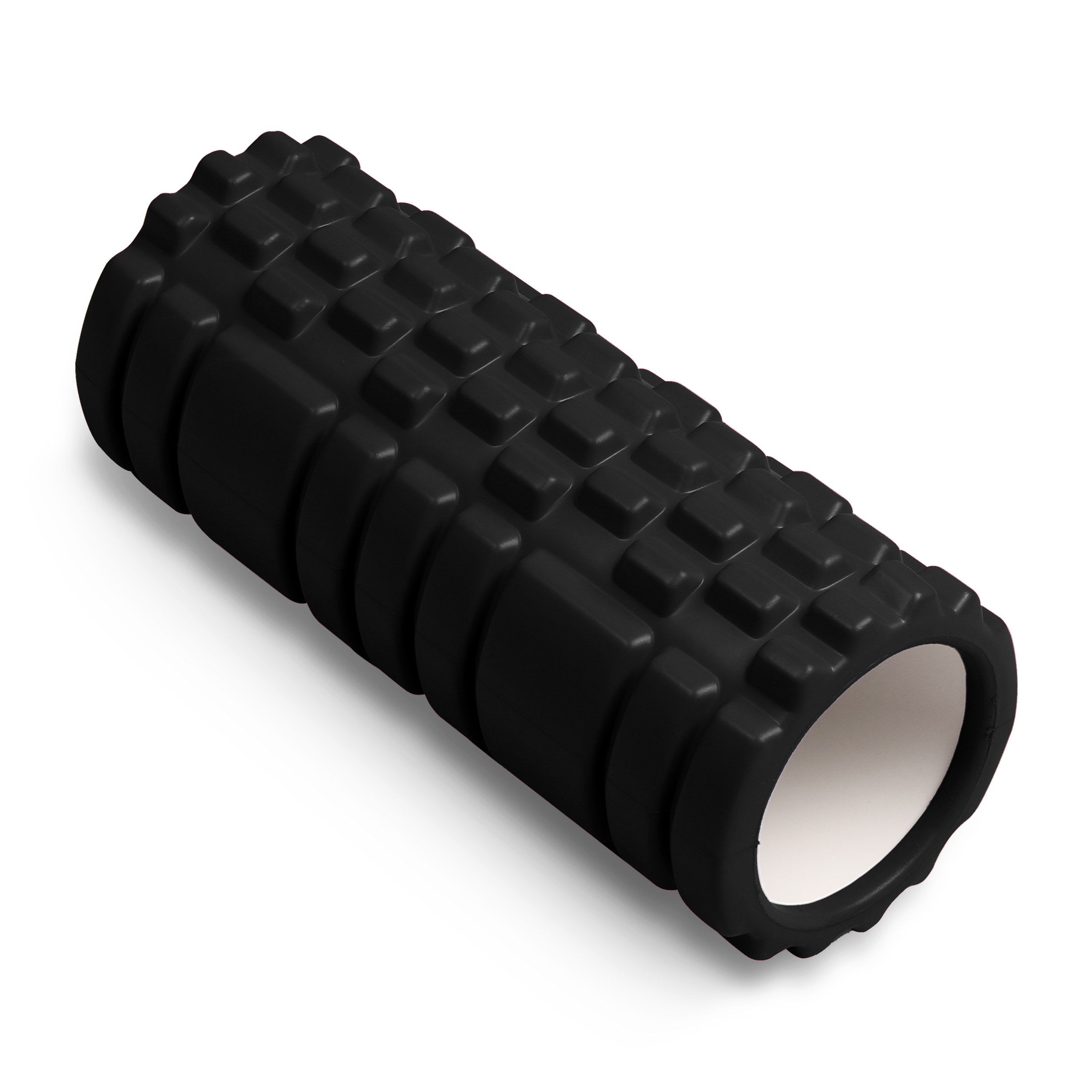 Round Foam Roller for Muscle Massage and Yoga PVC INDIGO 33*14 cm
