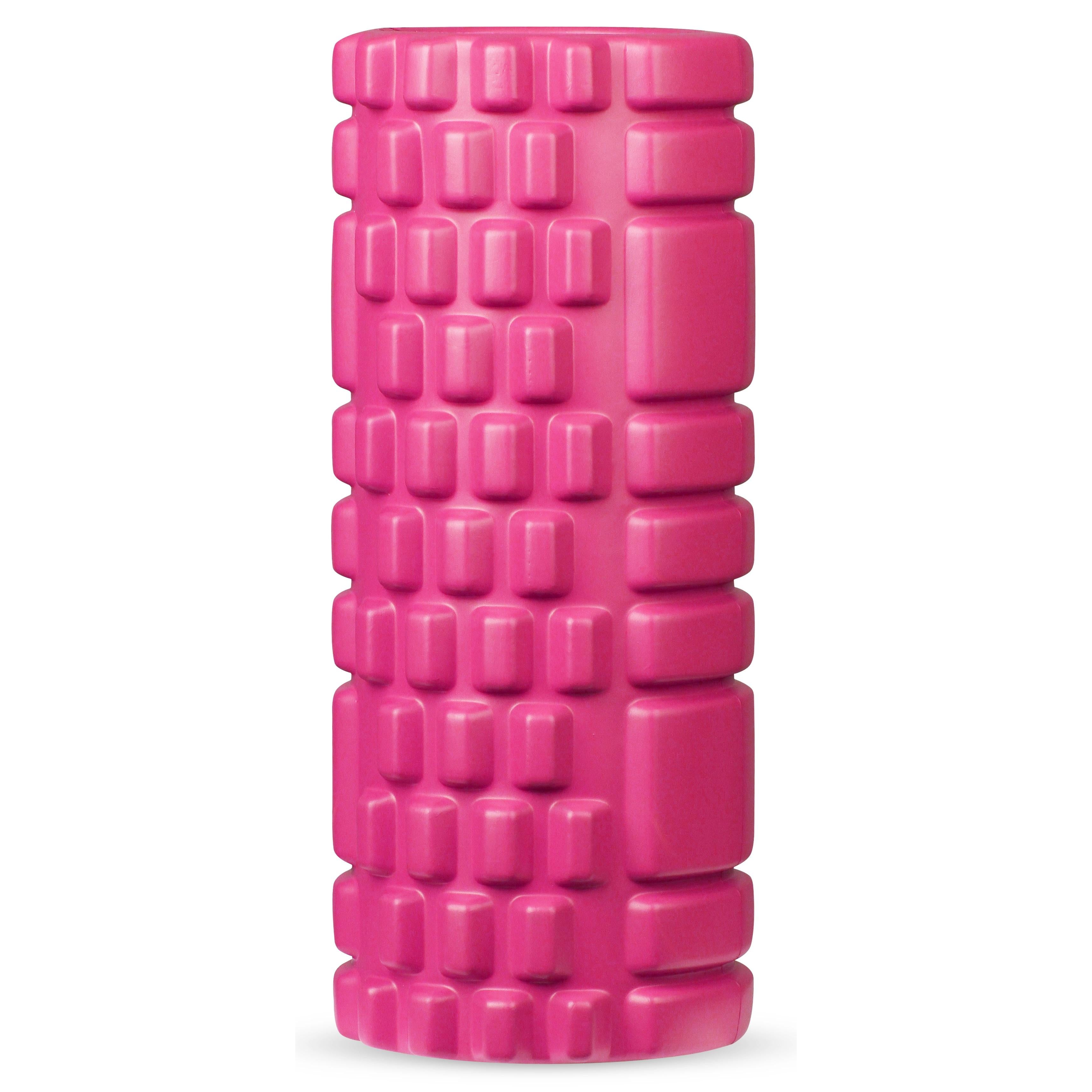 Round Foam Roller for Muscle Massage and Yoga PVC INDIGO 33*14 cm