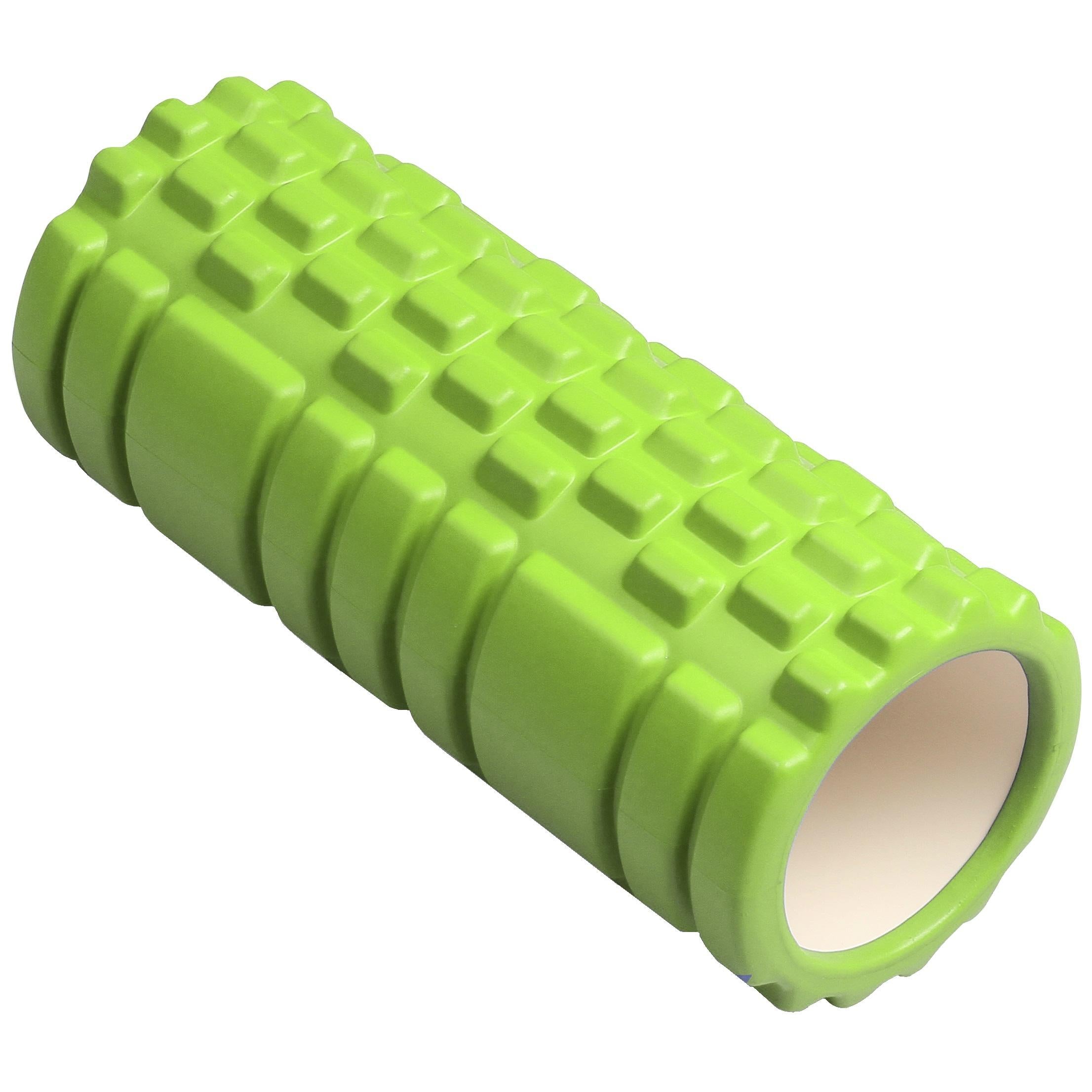 Round Foam Roller for Muscle Massage and Yoga PVC INDIGO 33*14 cm