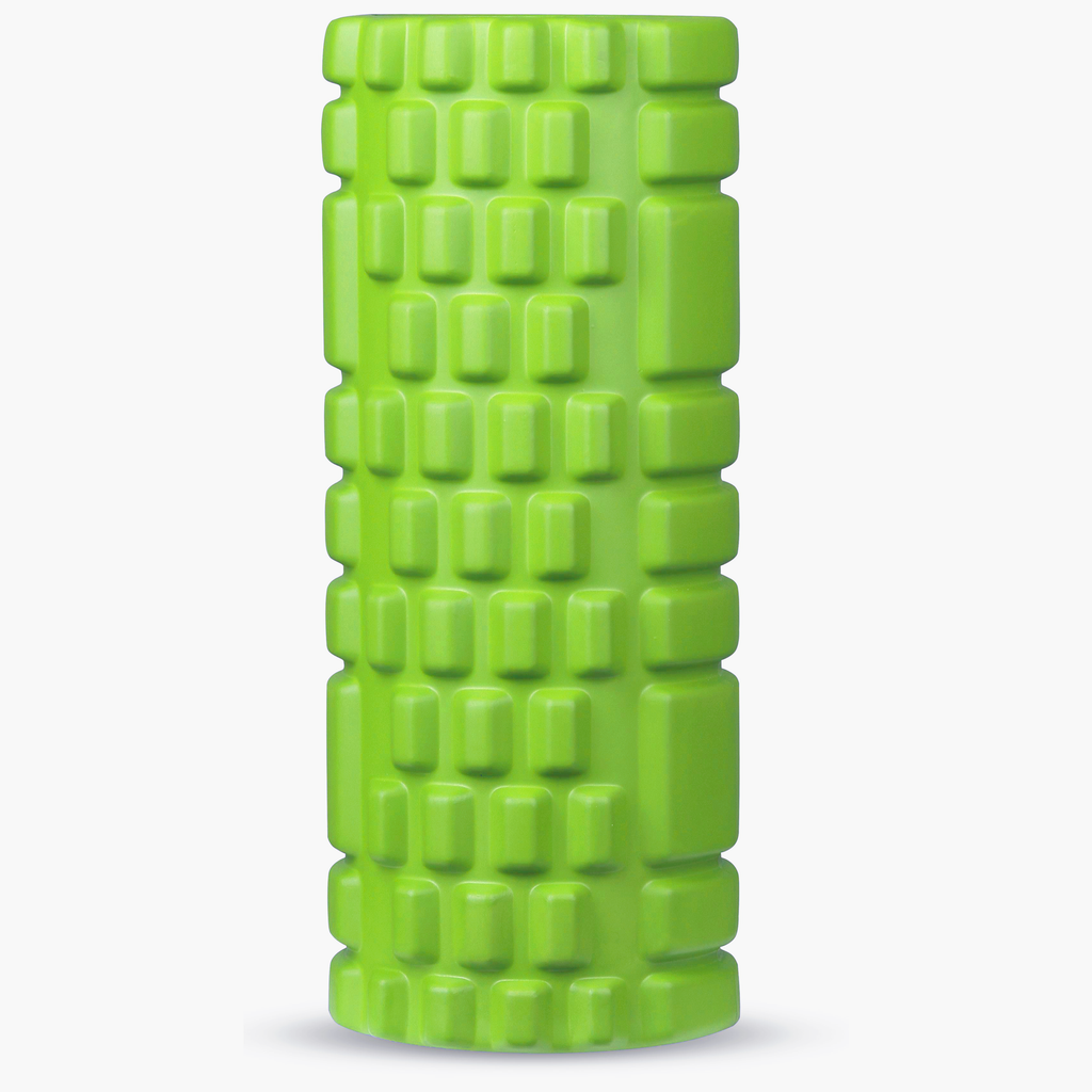 Round Foam Roller for Muscle Massage and Yoga PVC INDIGO 33*14 cm