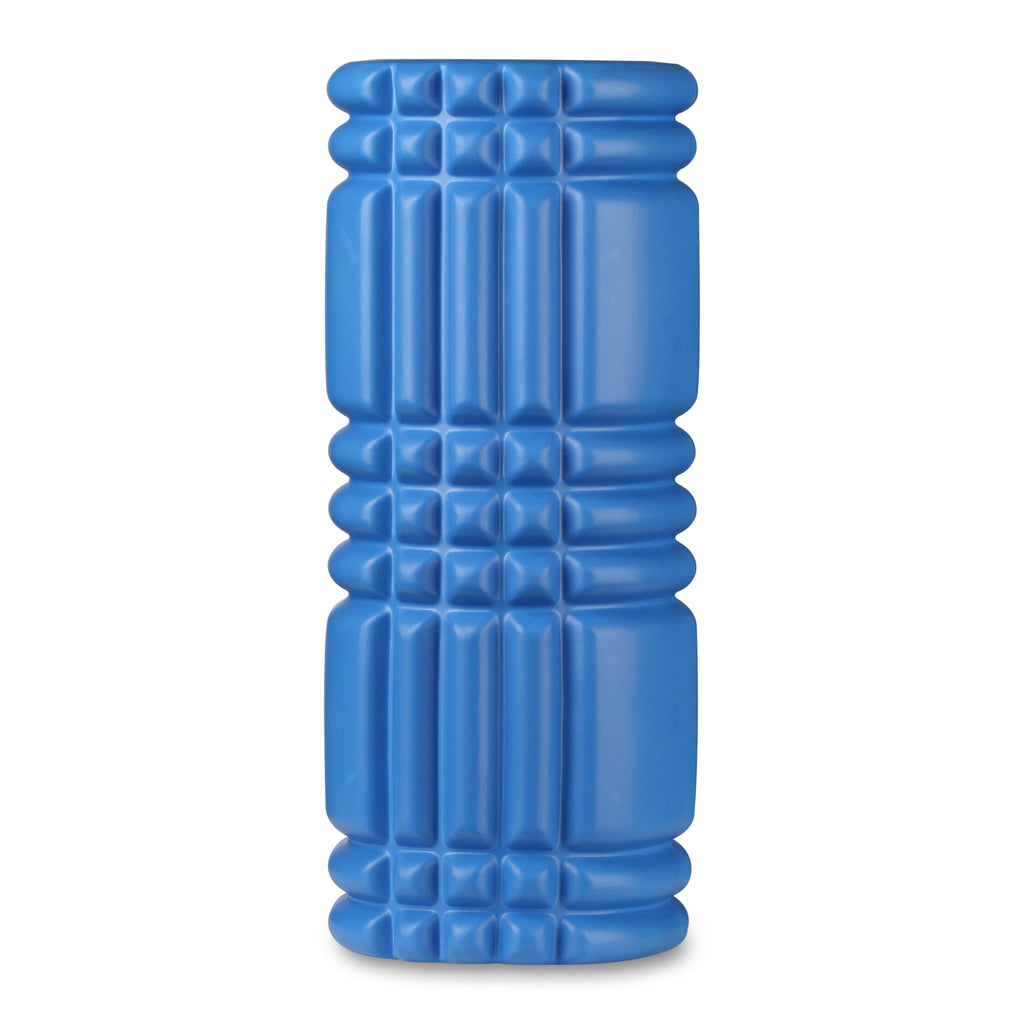 Round Foam Roller for Muscle Massage and Yoga PVC INDIGO 33*14 cm