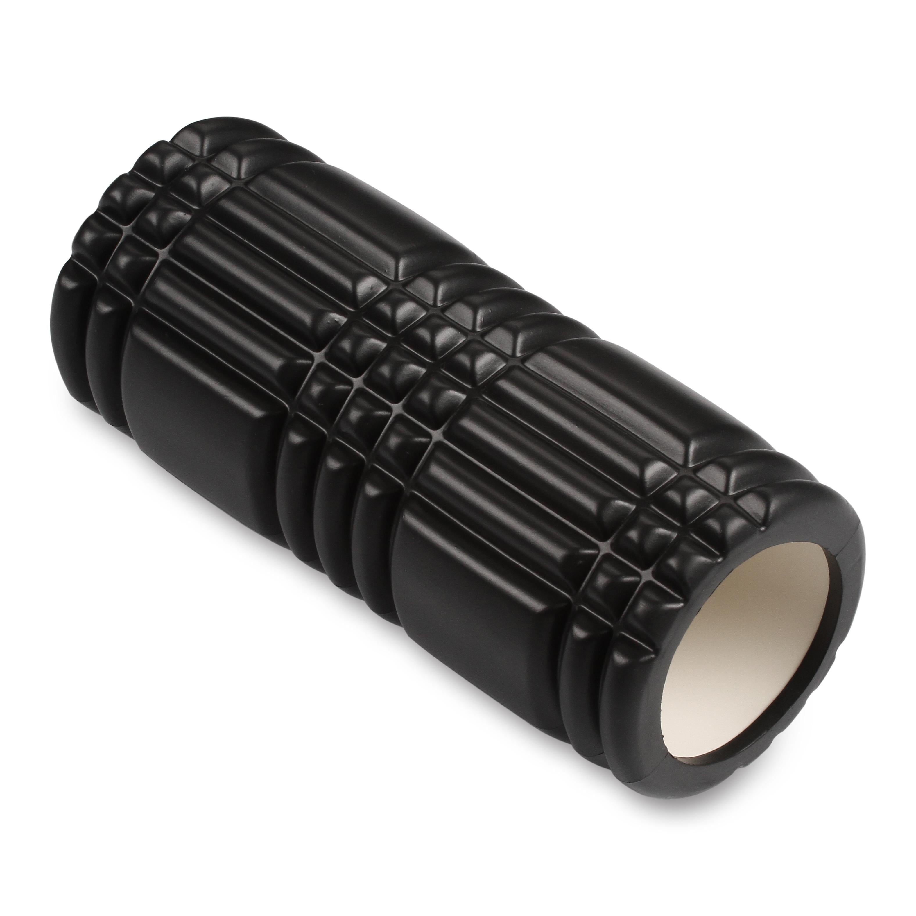 Round Foam Roller for Muscle Massage and Yoga PVC INDIGO 33*14 cm