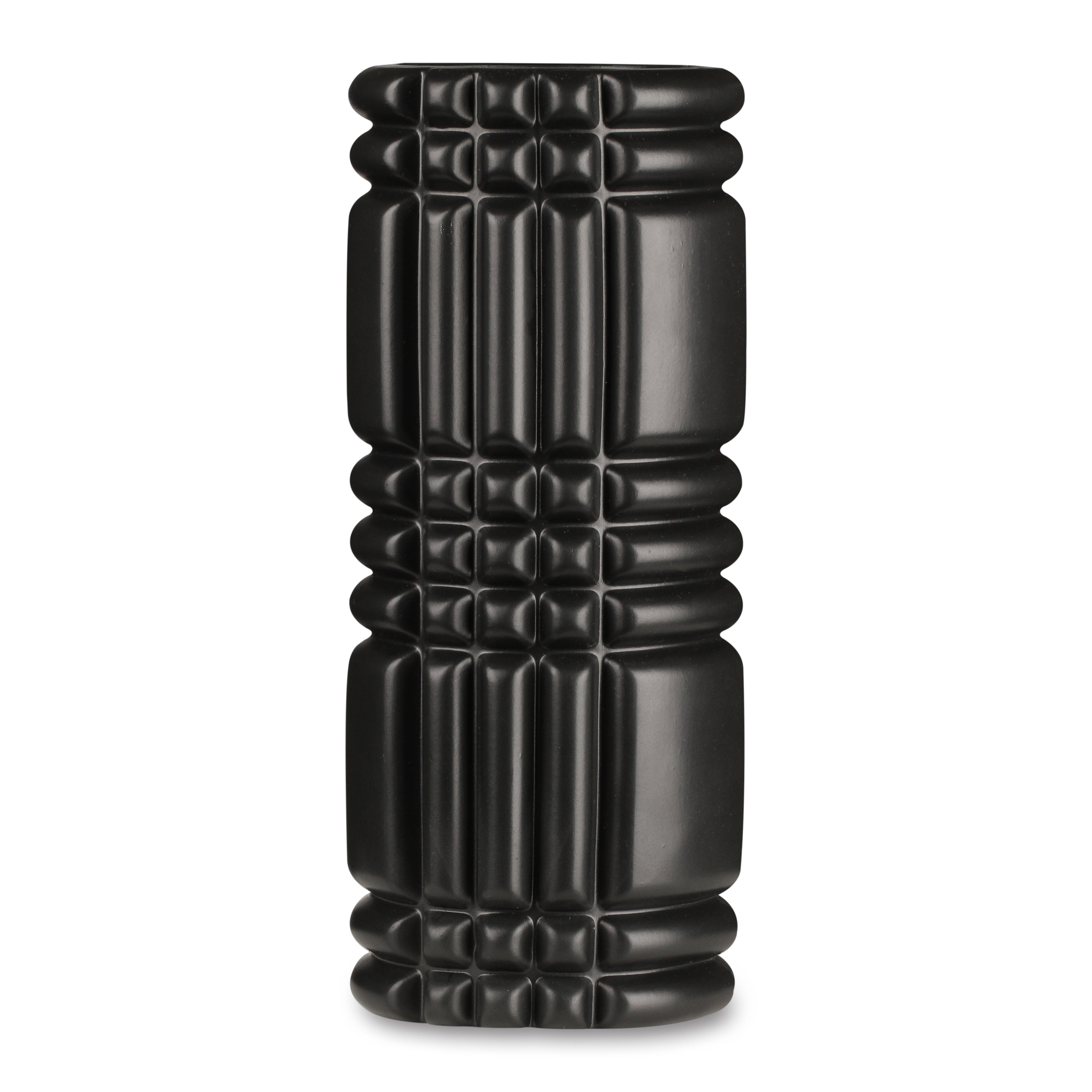 Round Foam Roller for Muscle Massage and Yoga PVC INDIGO 33*14 cm