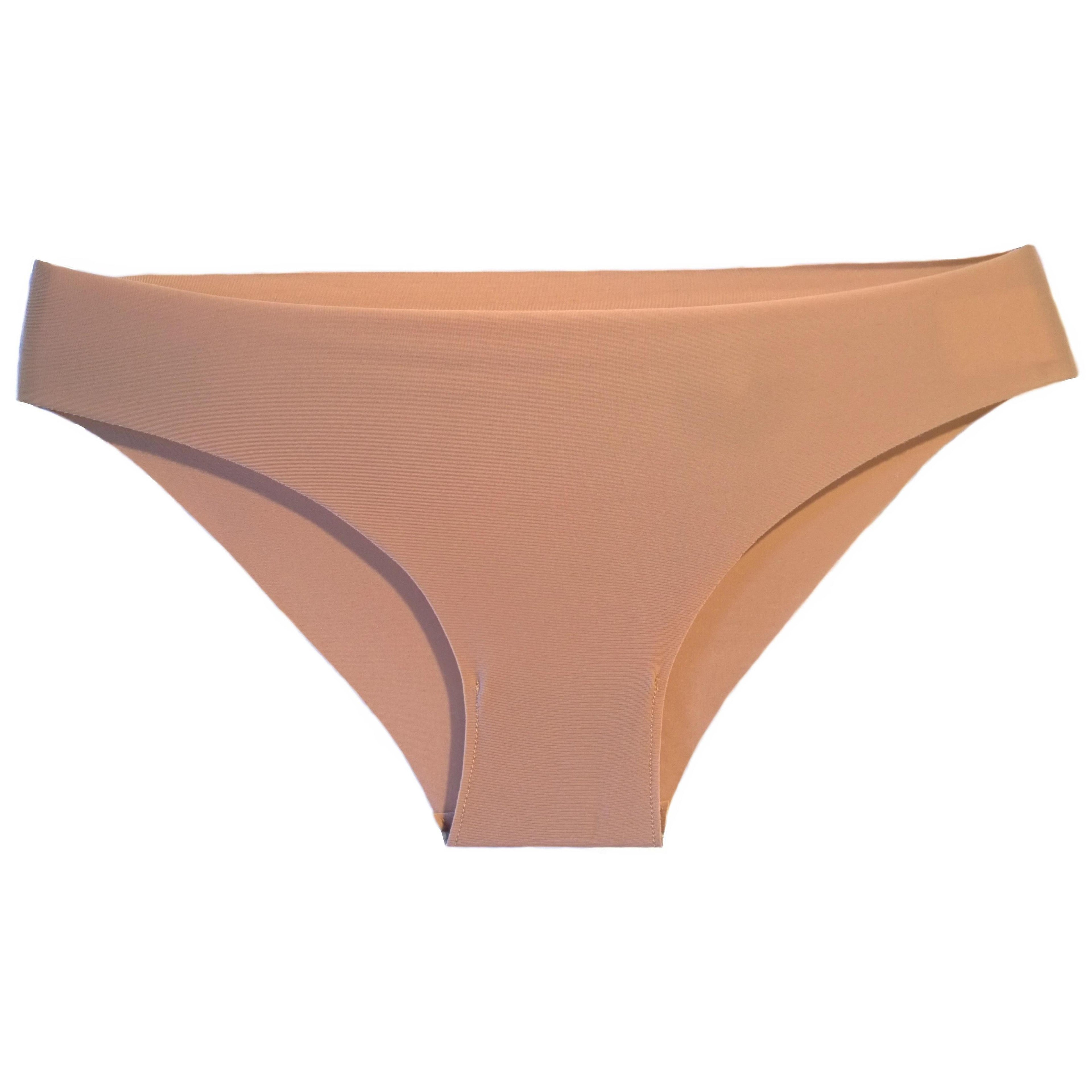 Indigo Beige Seamless Invisible Gym Briefs