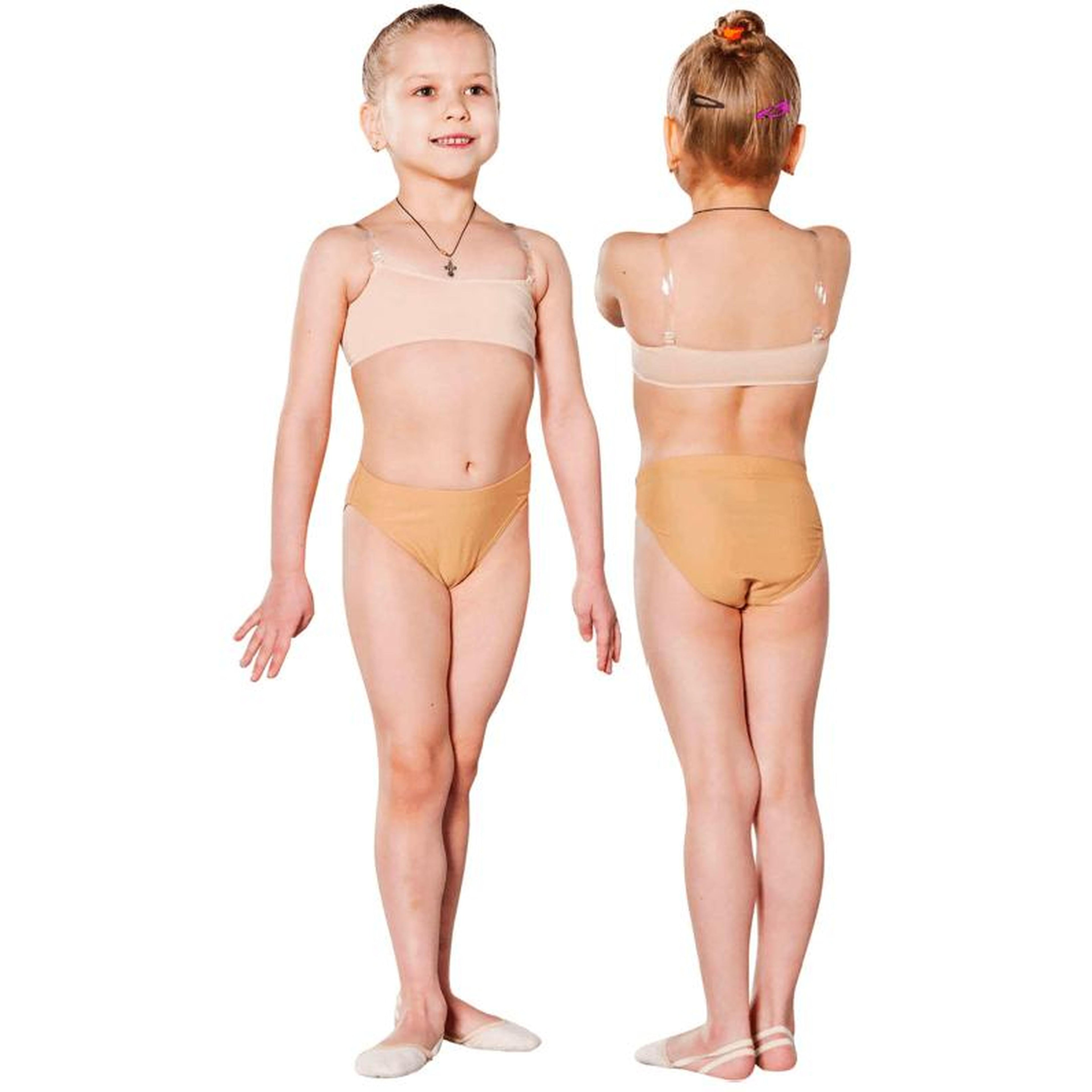 INDIGO Gym Briefs in Beige Lycra