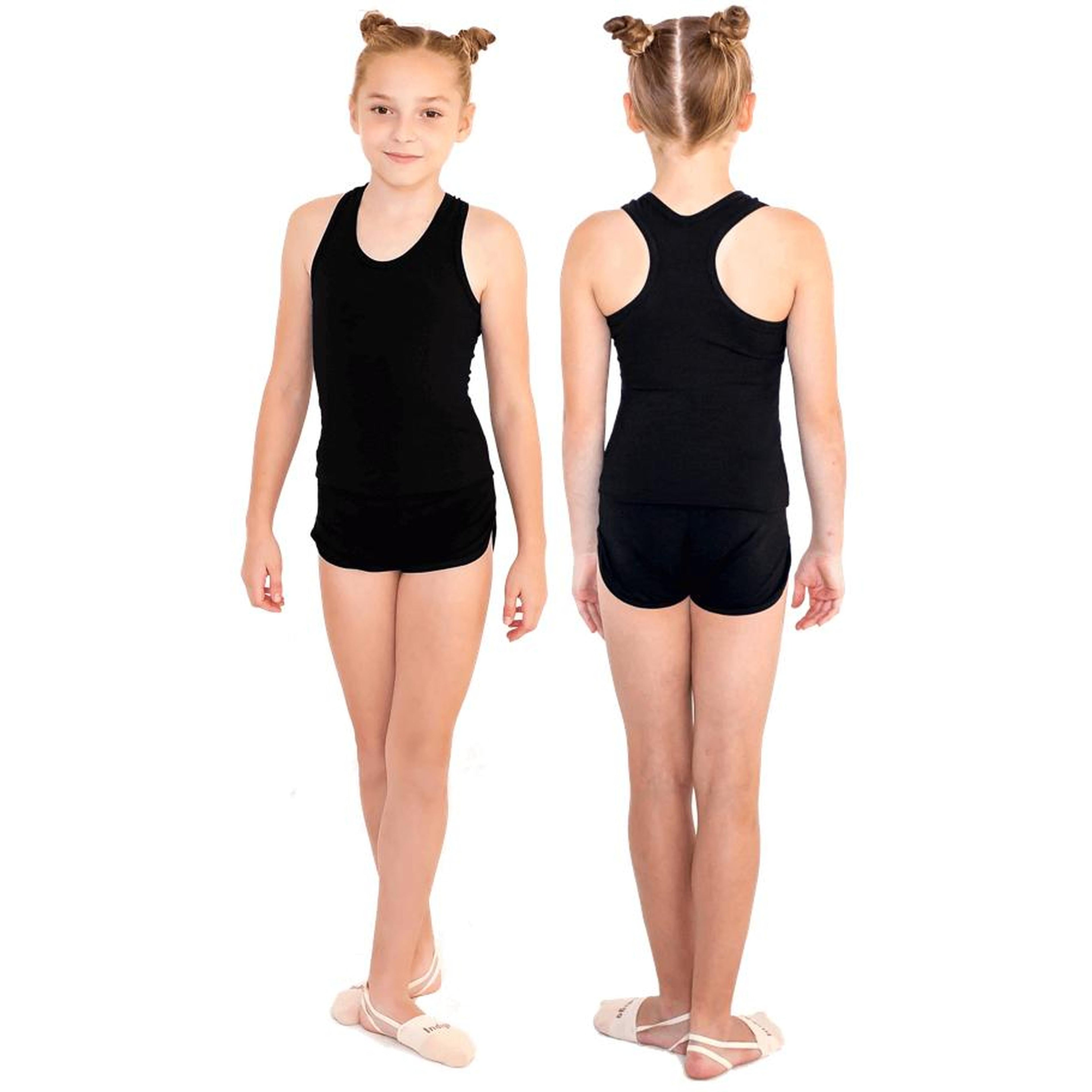 Black INDIGO Trim Tank Top