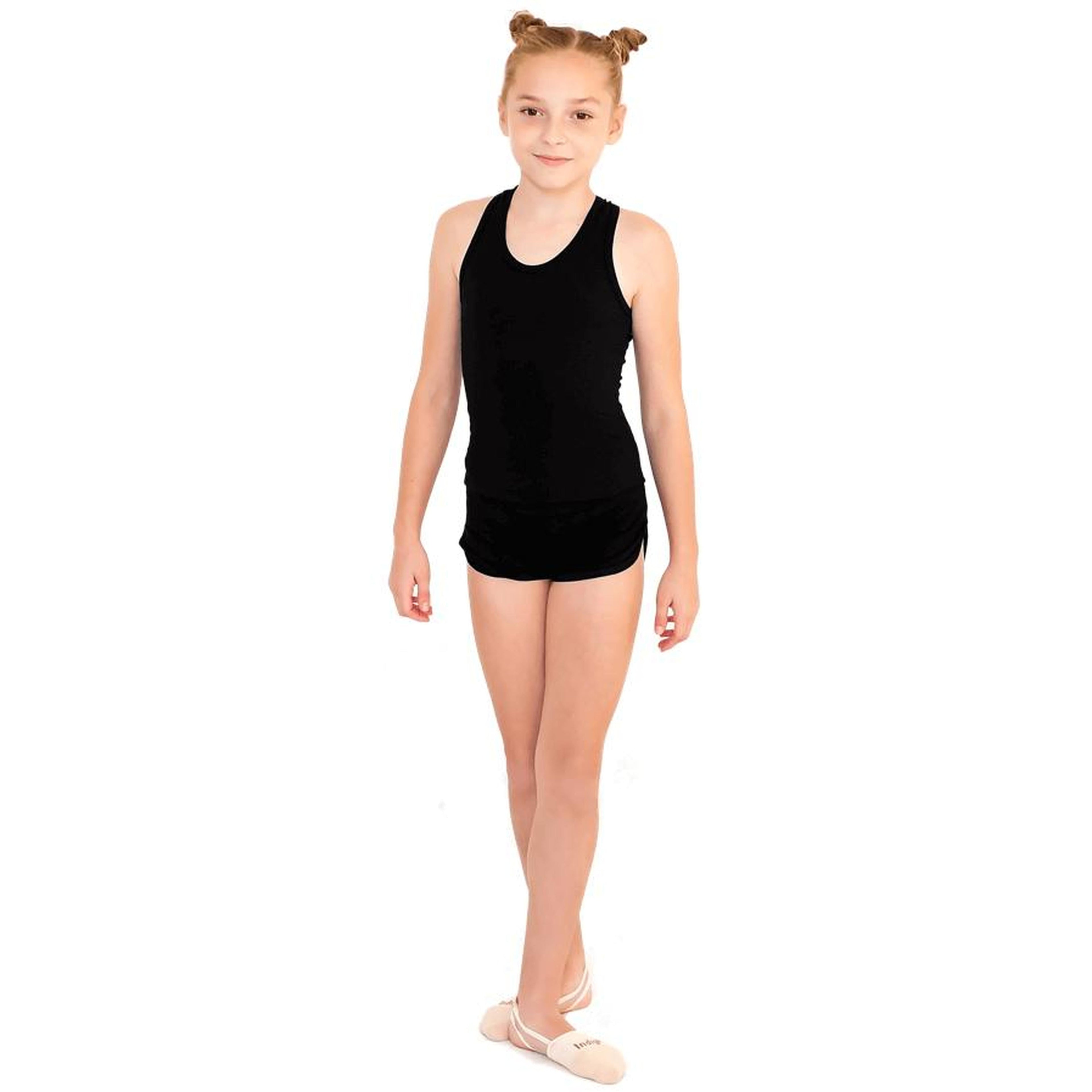 Black INDIGO Trim Tank Top
