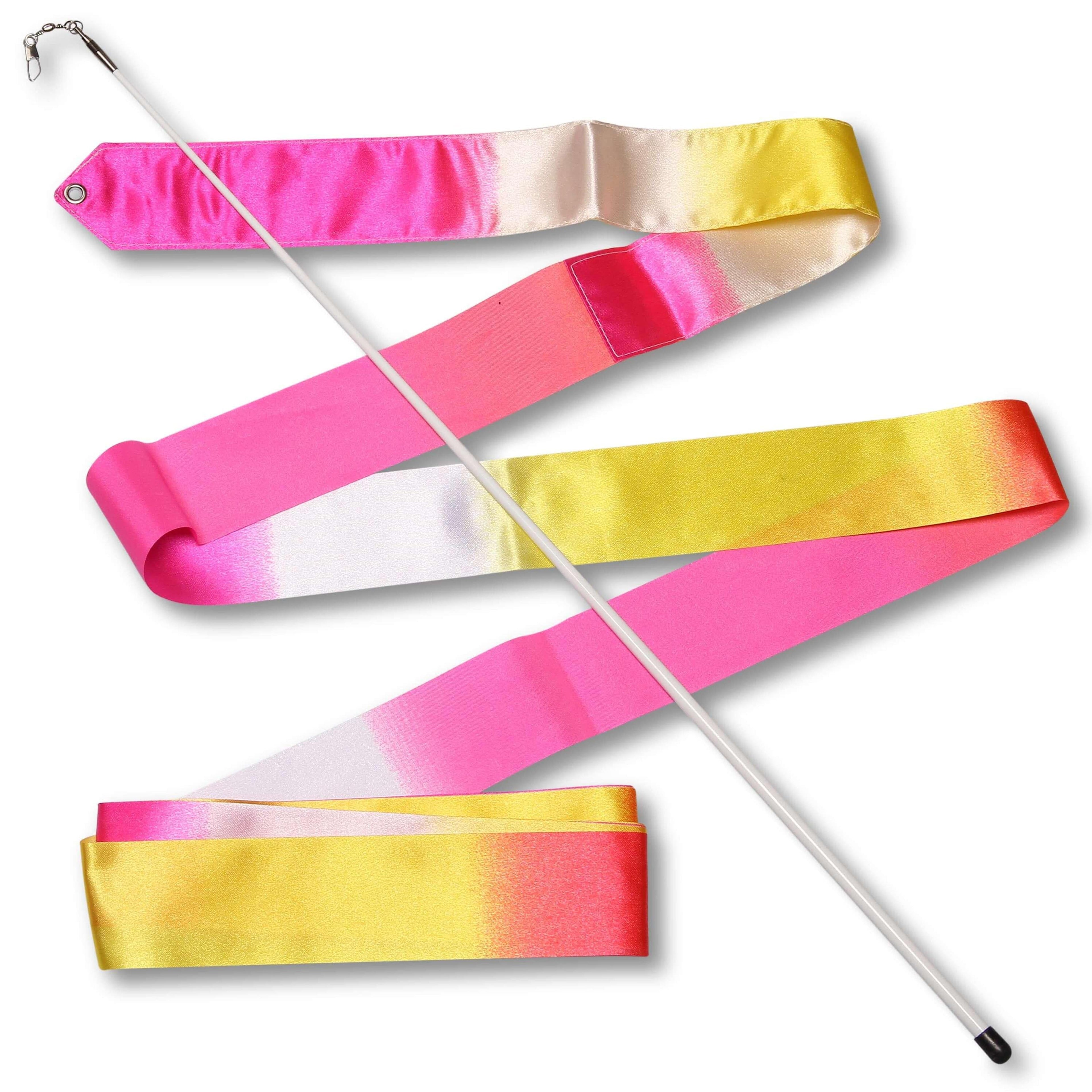 Rhythmic Gymnastics Ribbon with Rod 56 cm INDIGO Multicolor