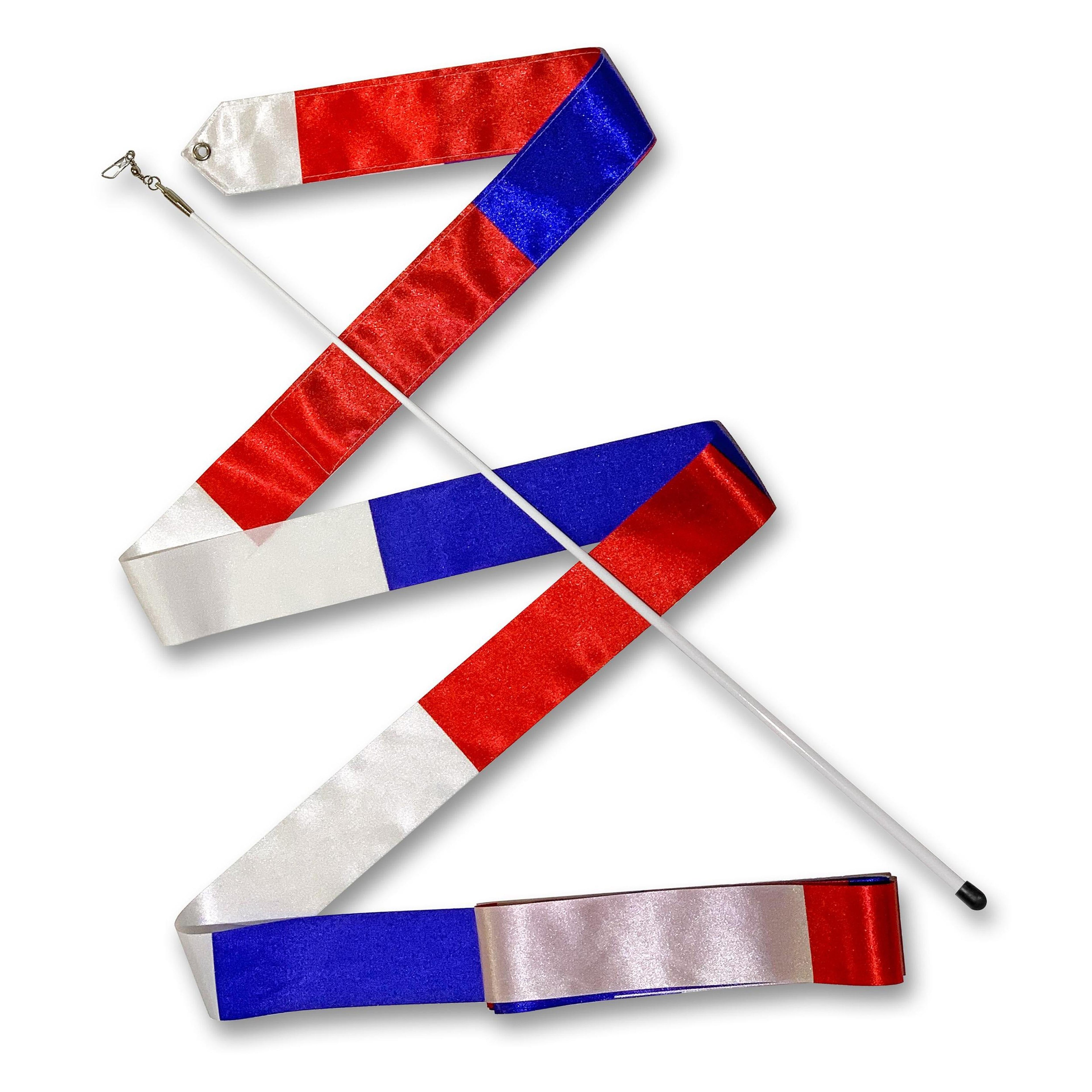 Rhythmic Gymnastics Ribbon with Rod 56 cm INDIGO Multicolor