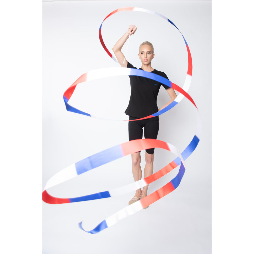 Rhythmic Gymnastics Ribbon with Rod 56 cm INDIGO Multicolor