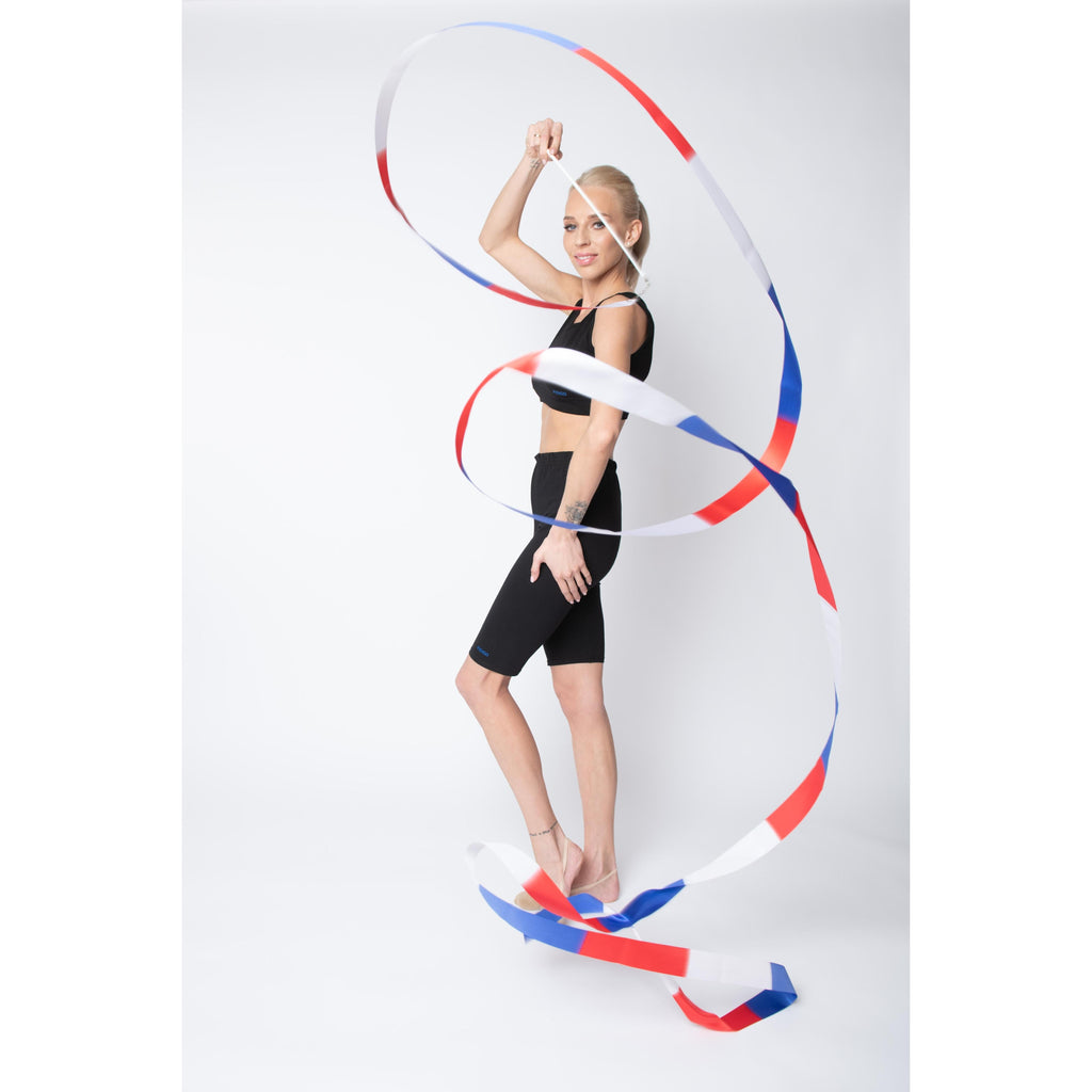 Rhythmic Gymnastics Ribbon with Rod 56 cm INDIGO Multicolor