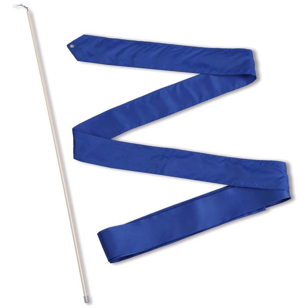 Rhythmic Gymnastics Ribbon with Rod 50 cm INDIGO