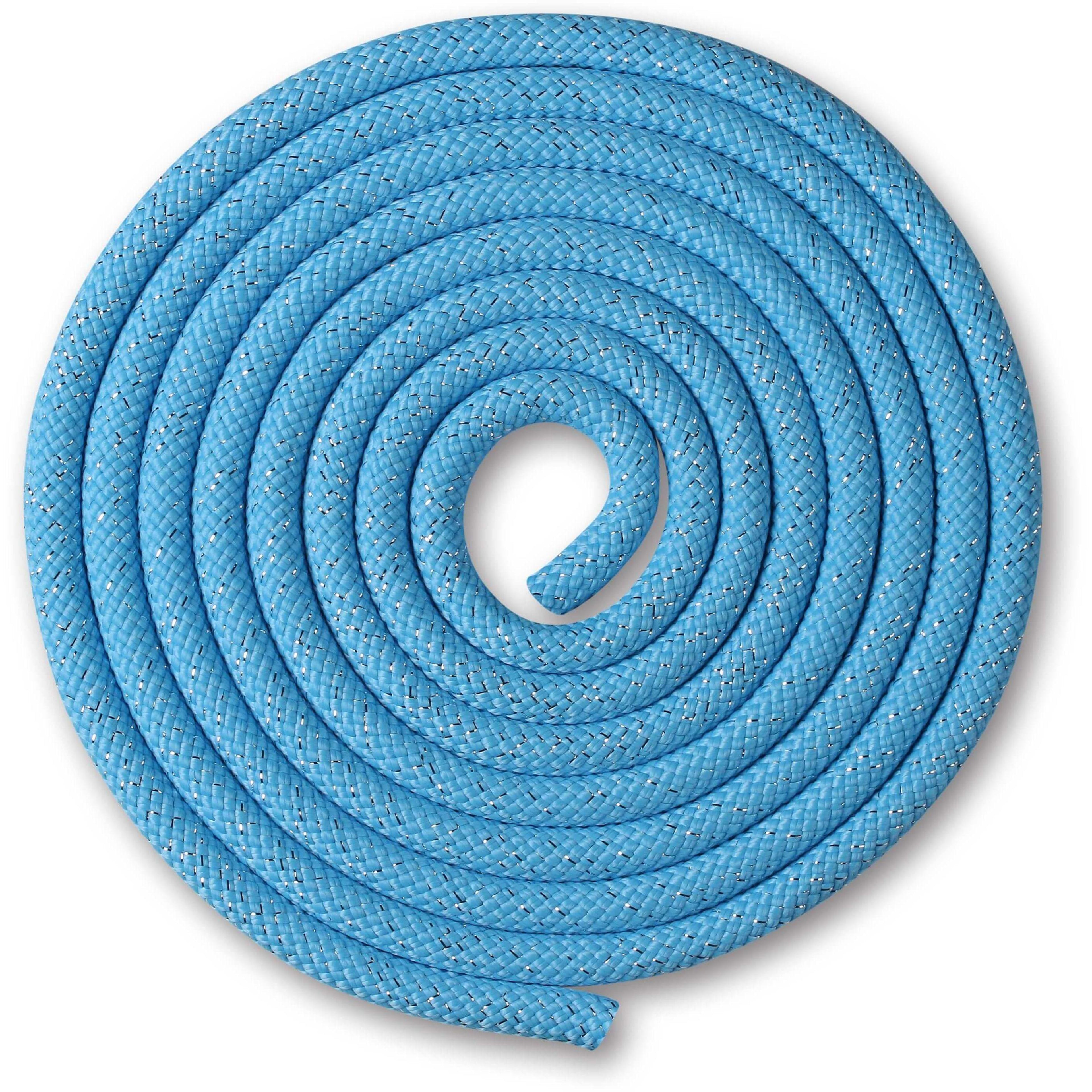 Weighted Rhythmic Gymnastics Rope 150g with Lurex INDIGO 2.5m