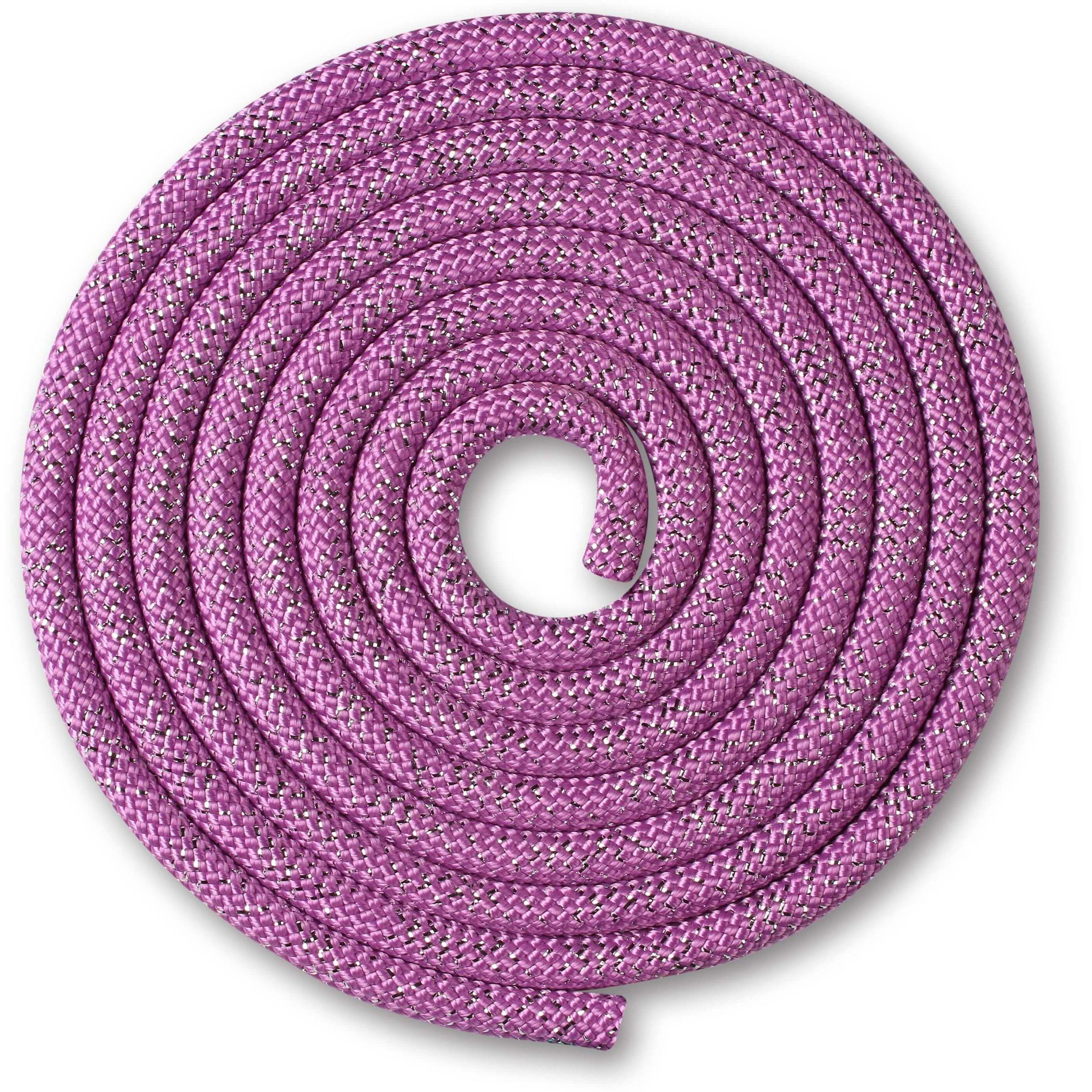 Weighted Rhythmic Gymnastics Rope 150g with Lurex INDIGO 2.5m