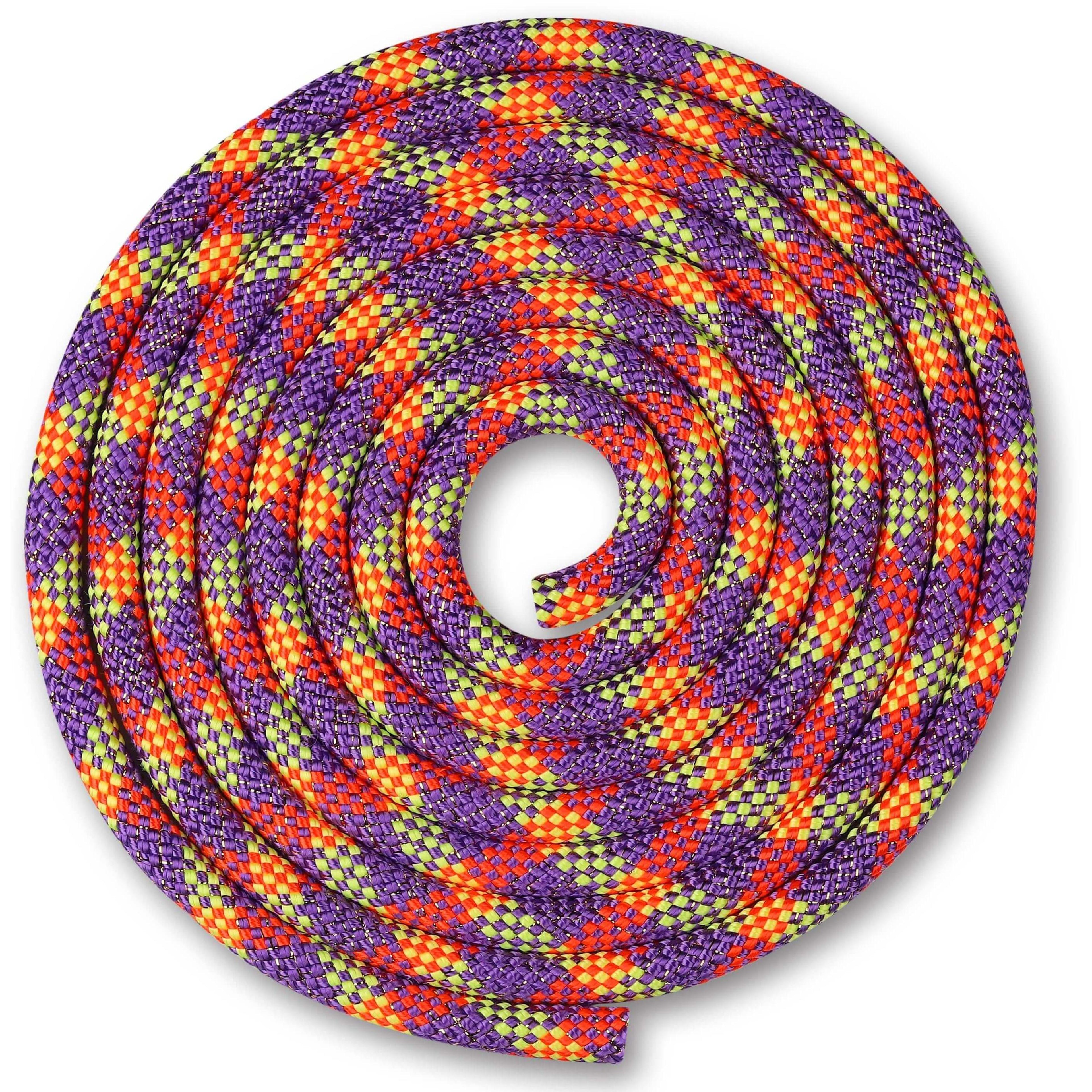 Rhythmic Gymnastics Rope 180 gr with Lurex INDIGO 3 m