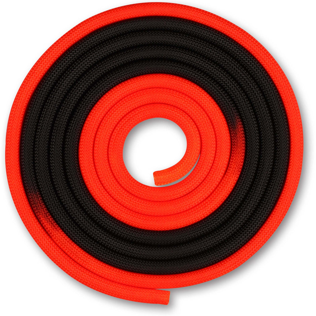 Weighted Rhythmic Gymnastics Rope 165g INDIGO Bicolor 3m Red-Black