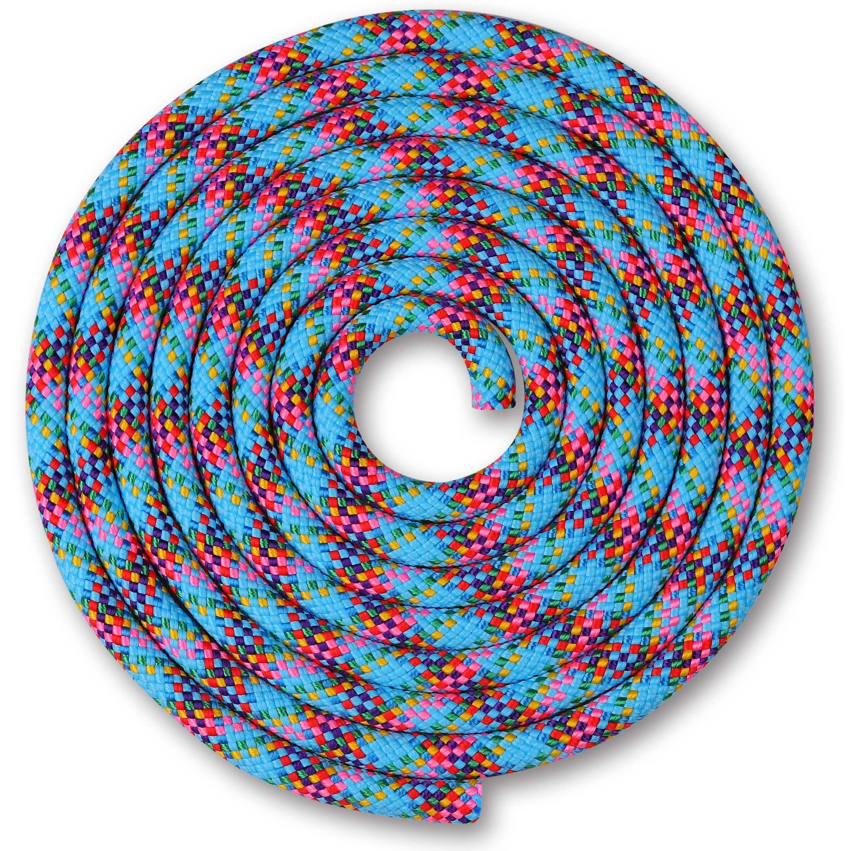 Rhythmic Gymnastics Rope 180 gr INDIGO 3m Multicolor
