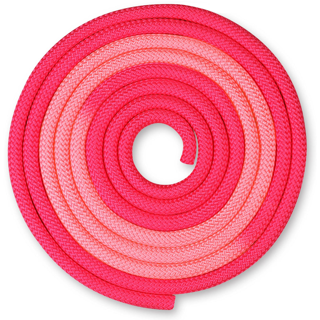Weighted Rhythmic Gymnastics Rope 165g INDIGO Bicolor 3m Fuchsia-Pink