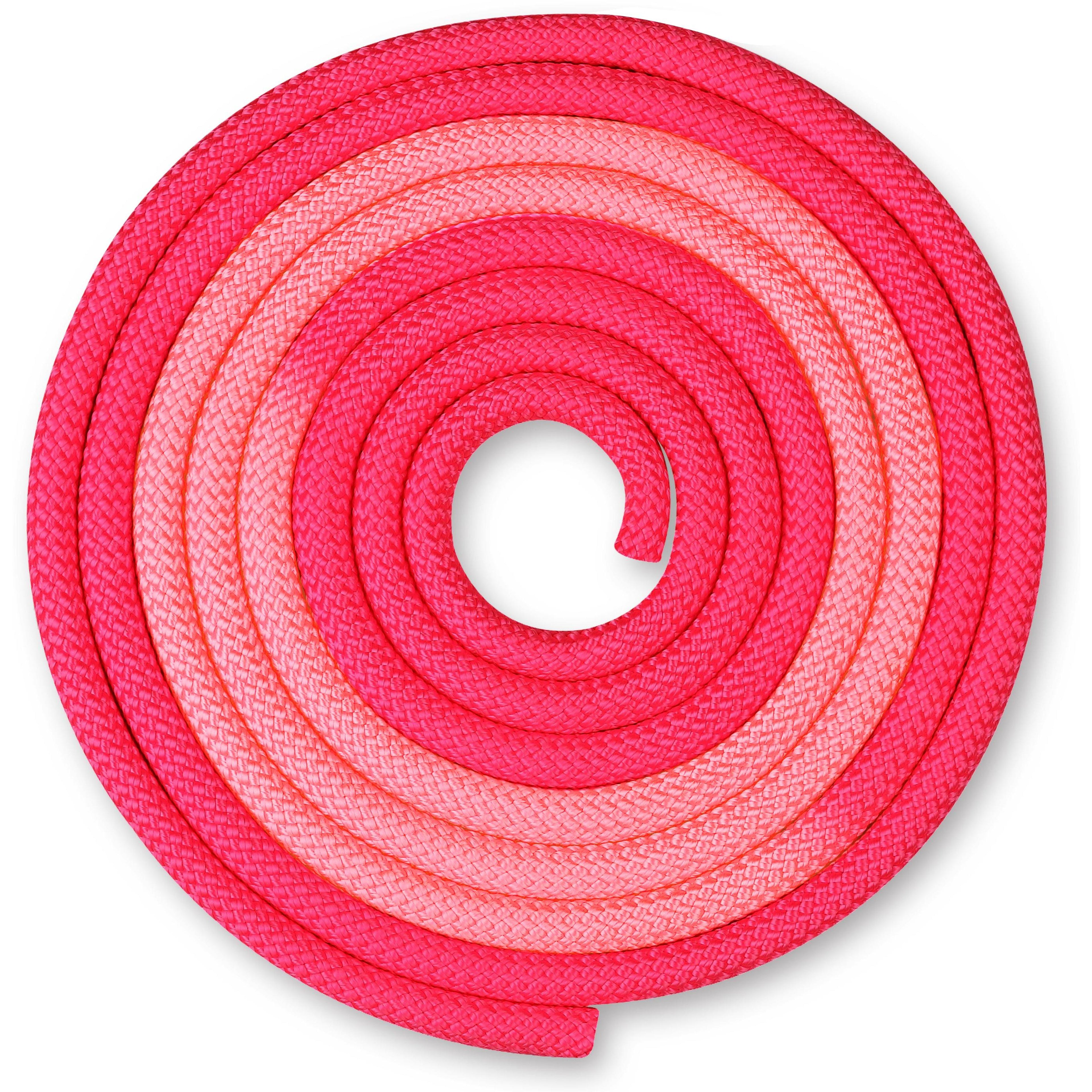 Weighted Rhythmic Gymnastics Rope 165g INDIGO Bicolor 3m Fuchsia-Pink