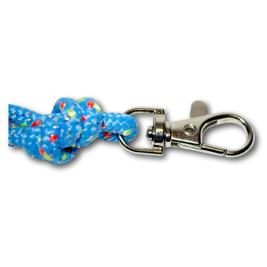 INDIGO Lurex Rope Keychain for Rhythmic Gymnastics