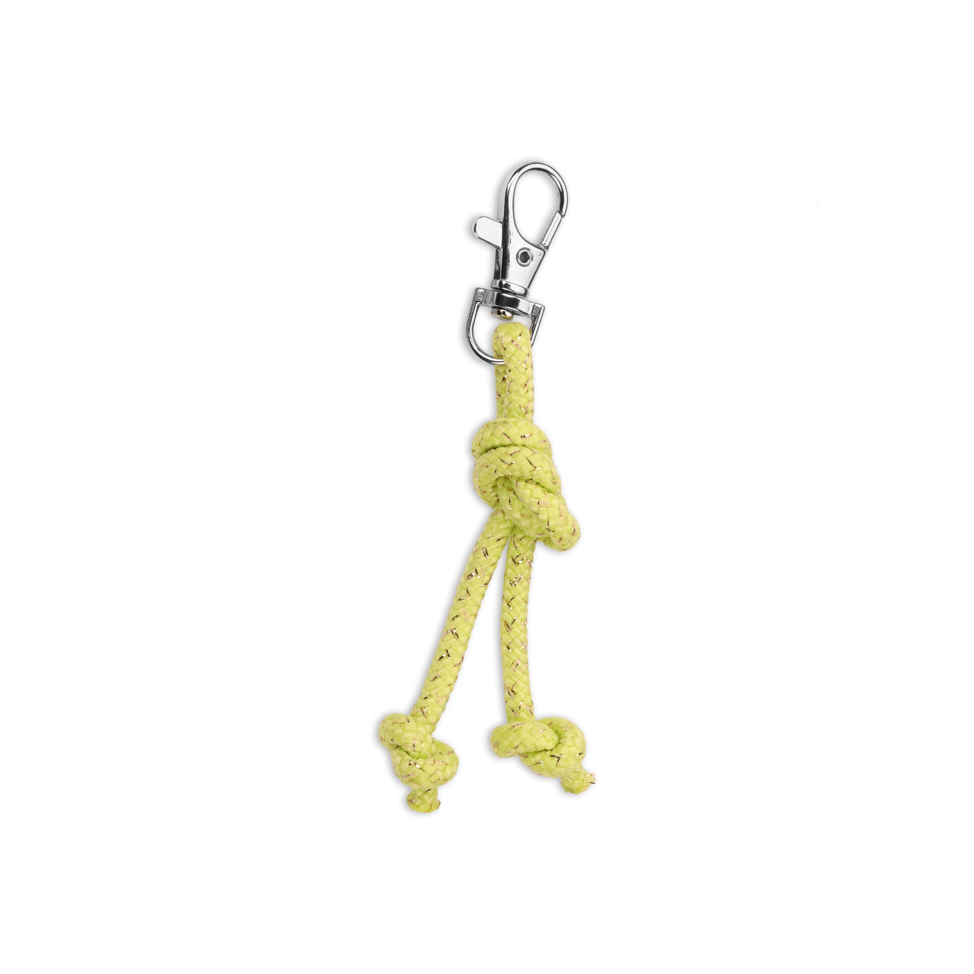 INDIGO Lurex Rope Keychain for Rhythmic Gymnastics