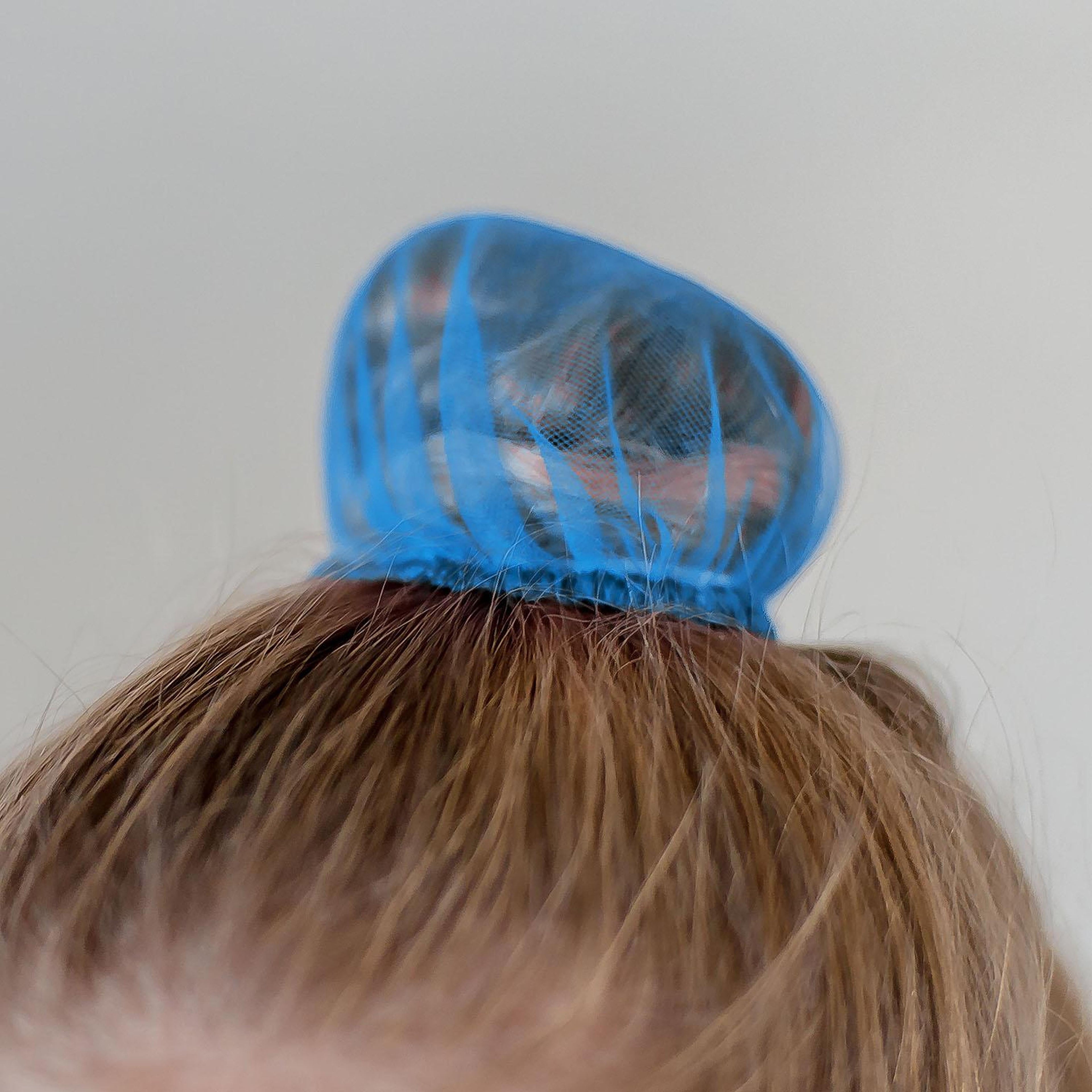 INDIGO Hair Nets for Hair Bows Light Blue 20mm*14m