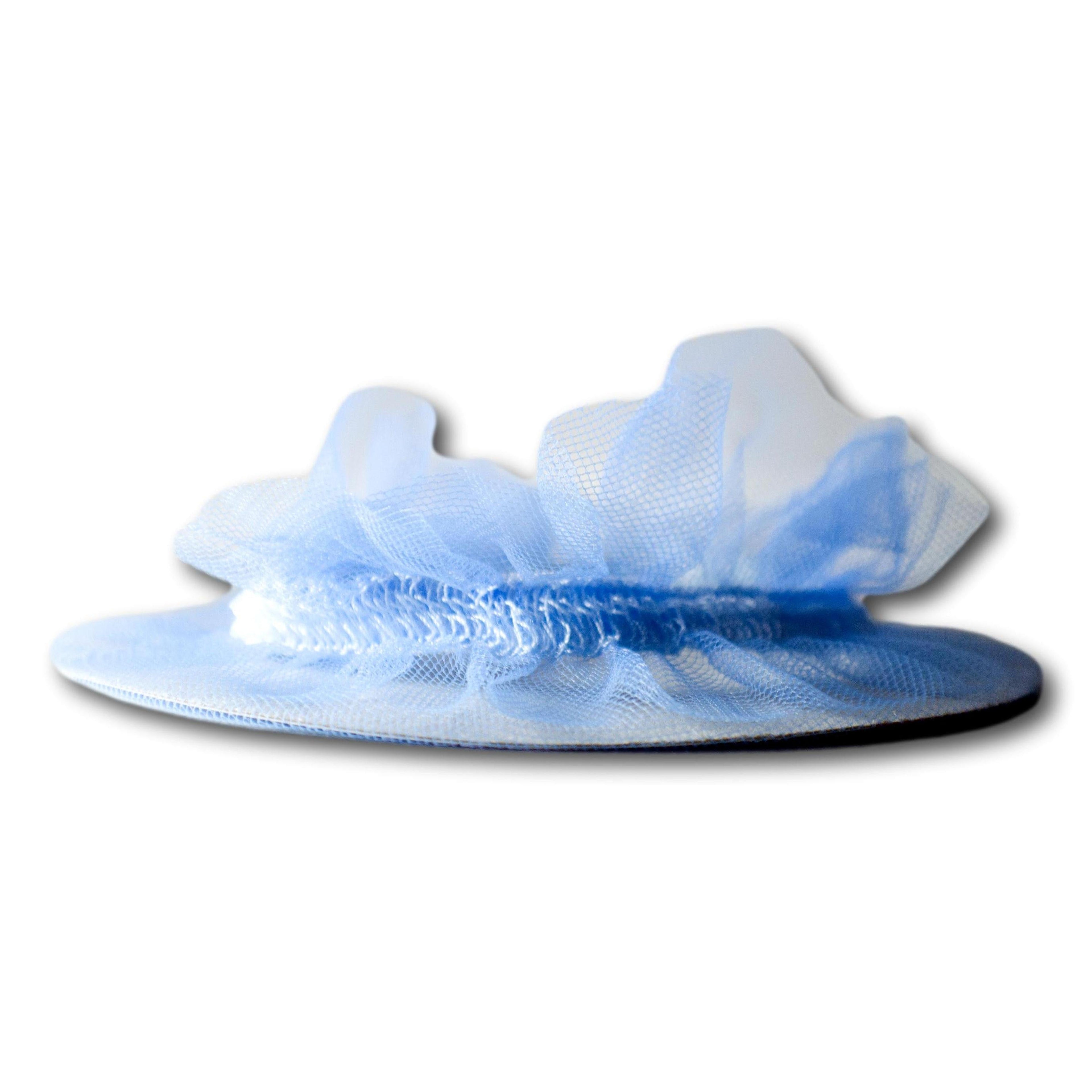INDIGO Hair Nets for Hair Bows Light Blue 20mm*14m