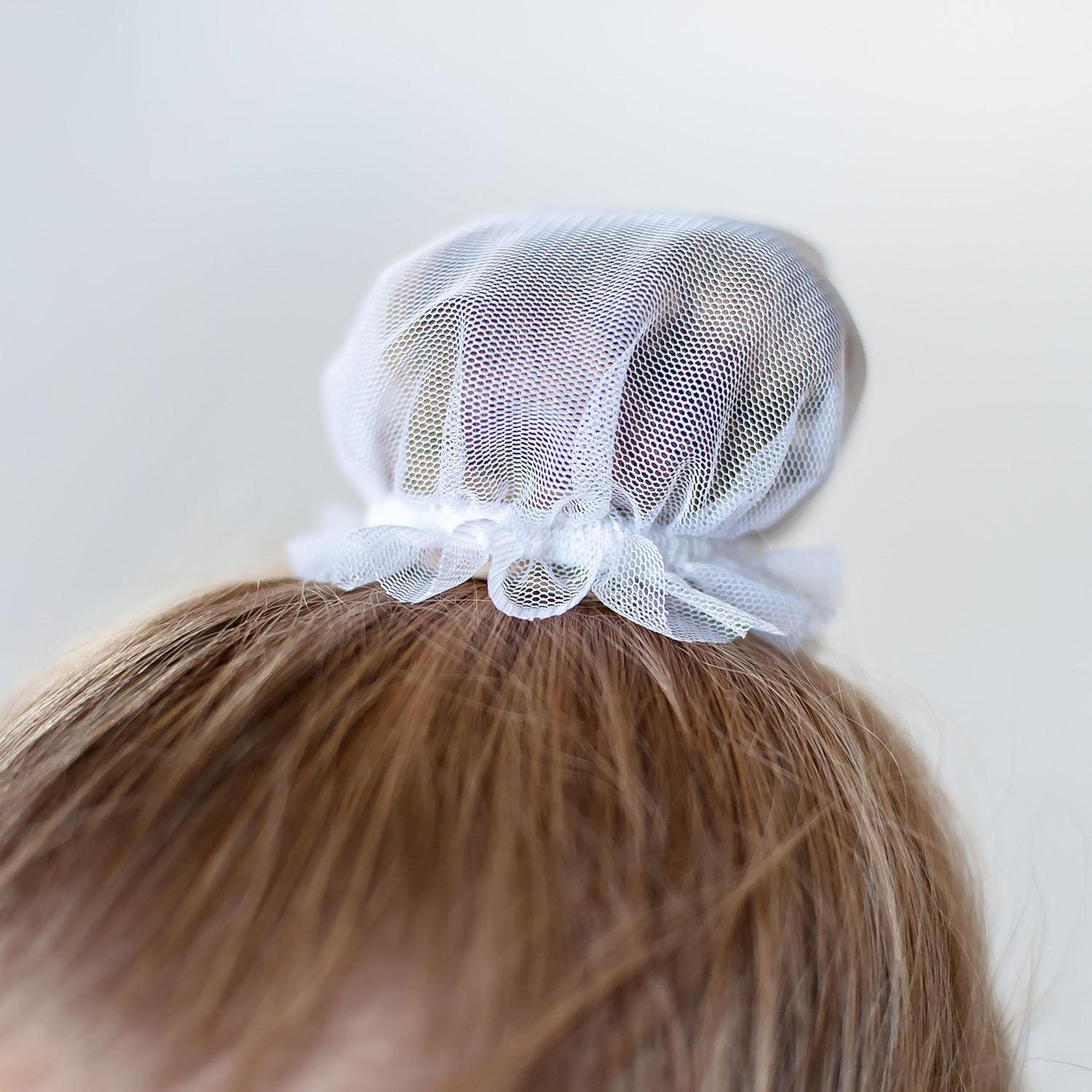 INDIGO Hair Nets for Hair Bows Light Blue 20mm*14m